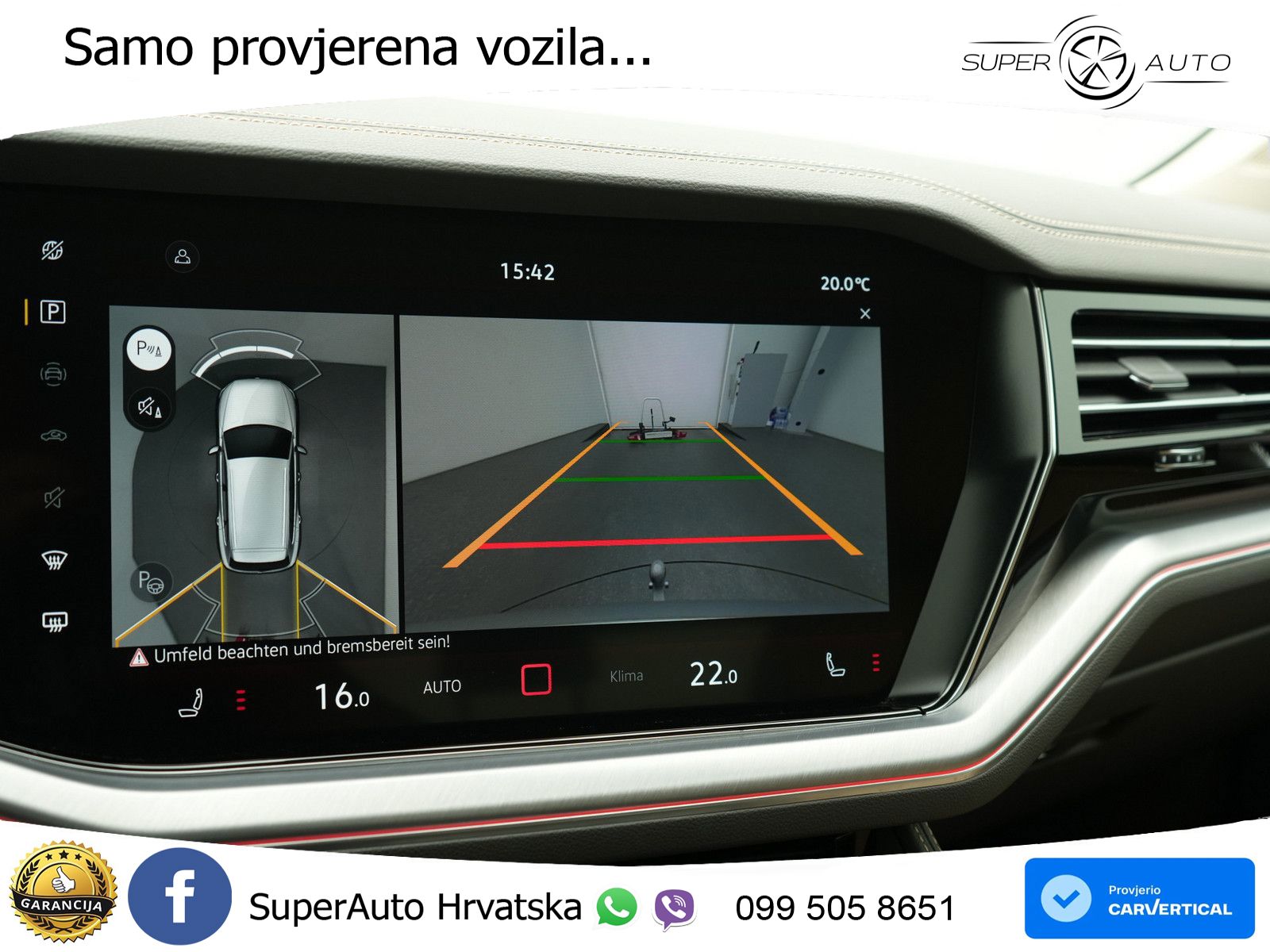 Volkswagen Touareg 3.0 V6 TDI (286 KS) 4MOTION Tiptronic ZRAČNI+ACC+GR SJED+KAM