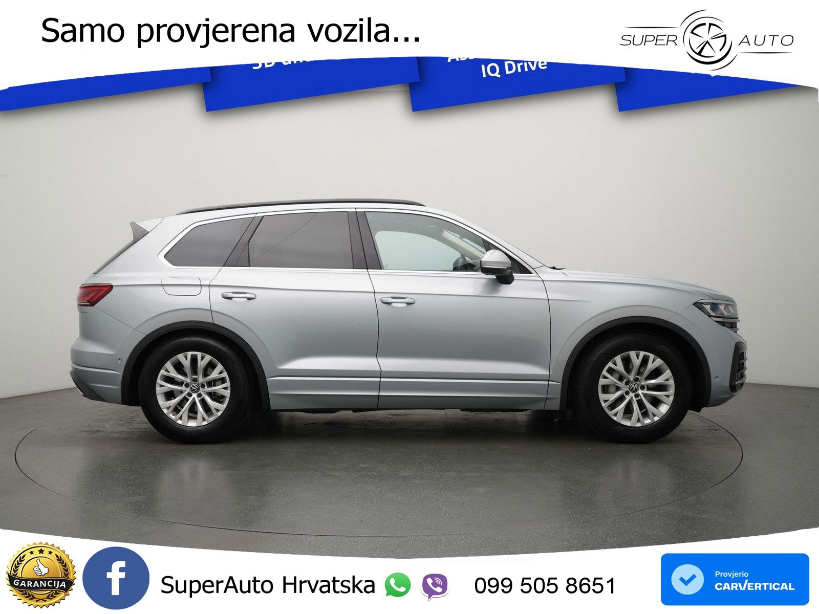 Volkswagen Touareg 3.0 V6 TDI (286 KS) 4MOTION Tiptronic ZRAČNI+ACC+GR SJED+KAM
