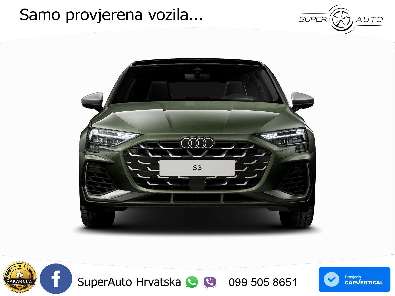 Audi S3 2.0 TFSI (333 KS) quattro S tronic MATRIX+GR SJED+KAM