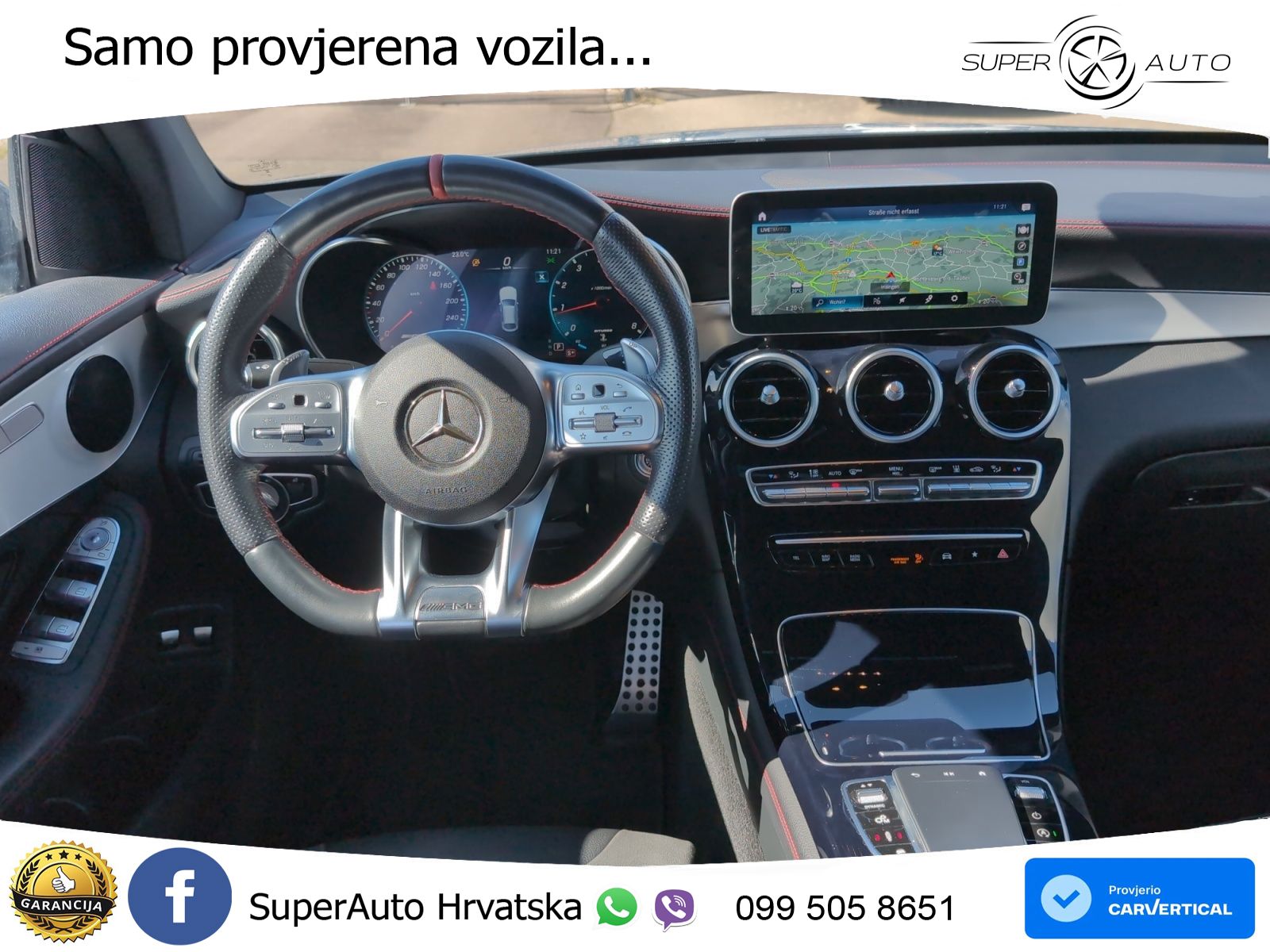 Mercedes AMG GLC 43 V6 (390 KS) 4MATIC TCT LED+GR SJED+ACC