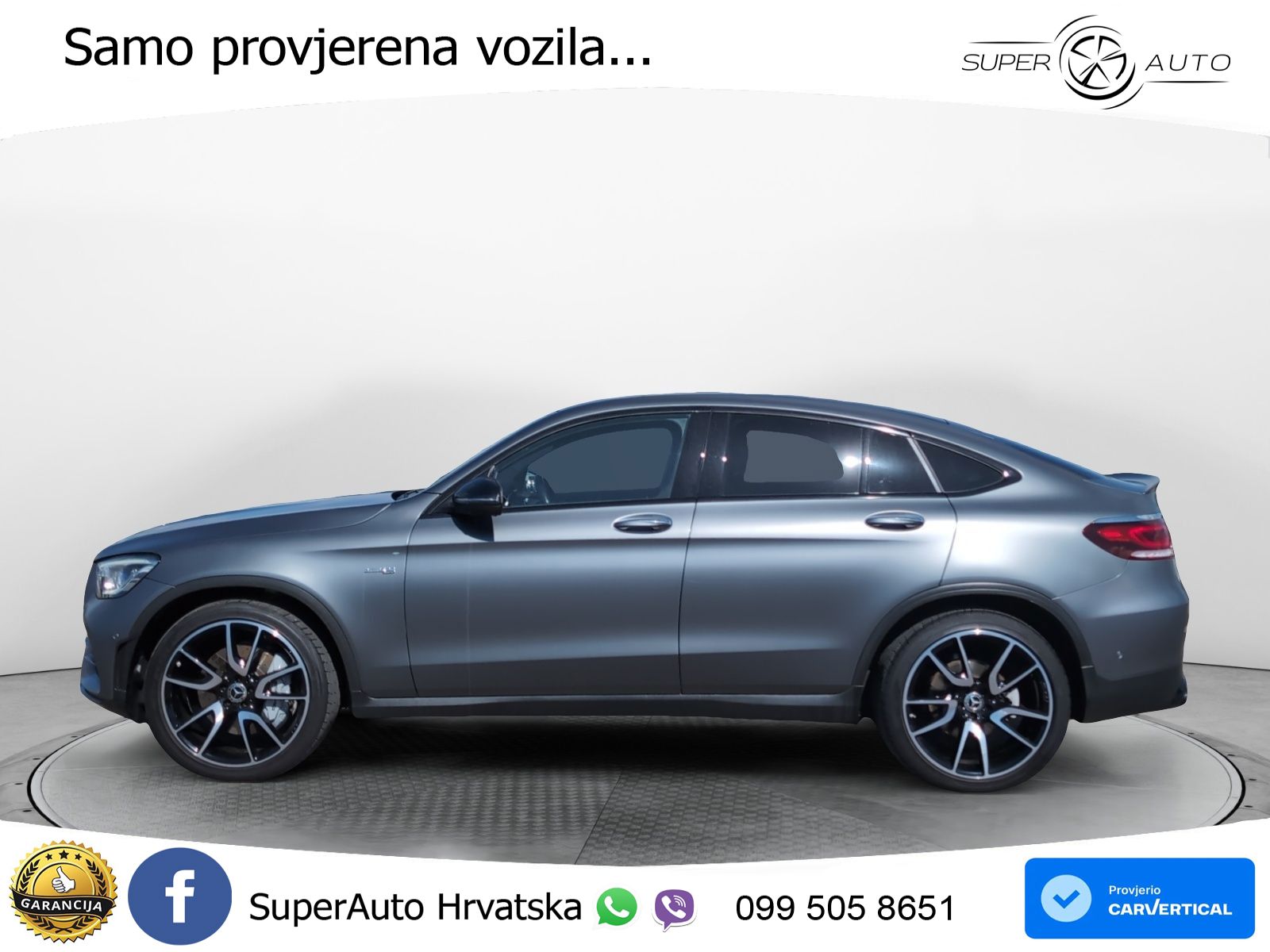 Mercedes AMG GLC 43 V6 (390 KS) 4MATIC TCT LED+GR SJED+ACC