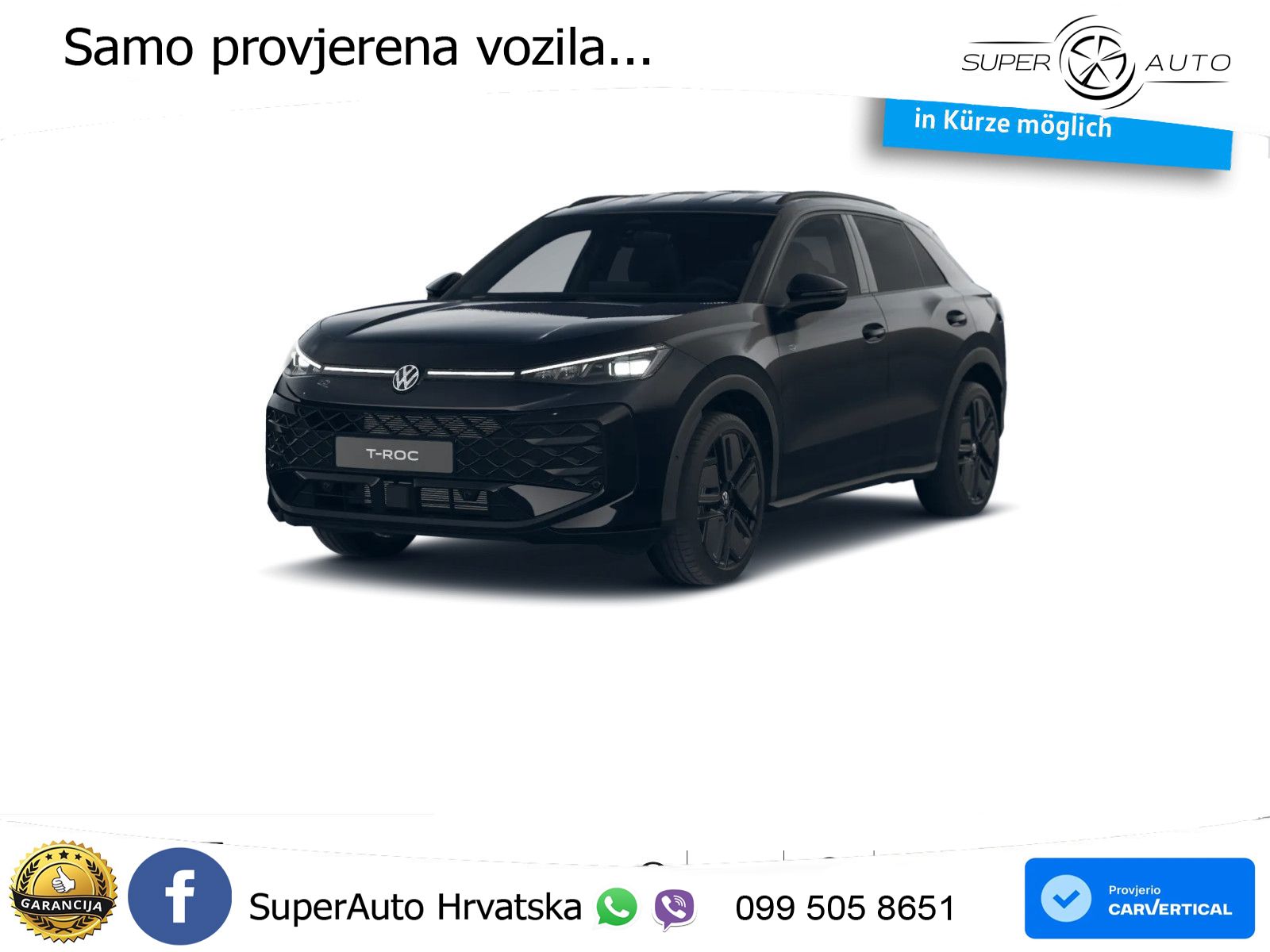 Volkswagen T-Roc 1.5 eTSI (150 KS)  DSG R-Line LED+GR SJED+ACC