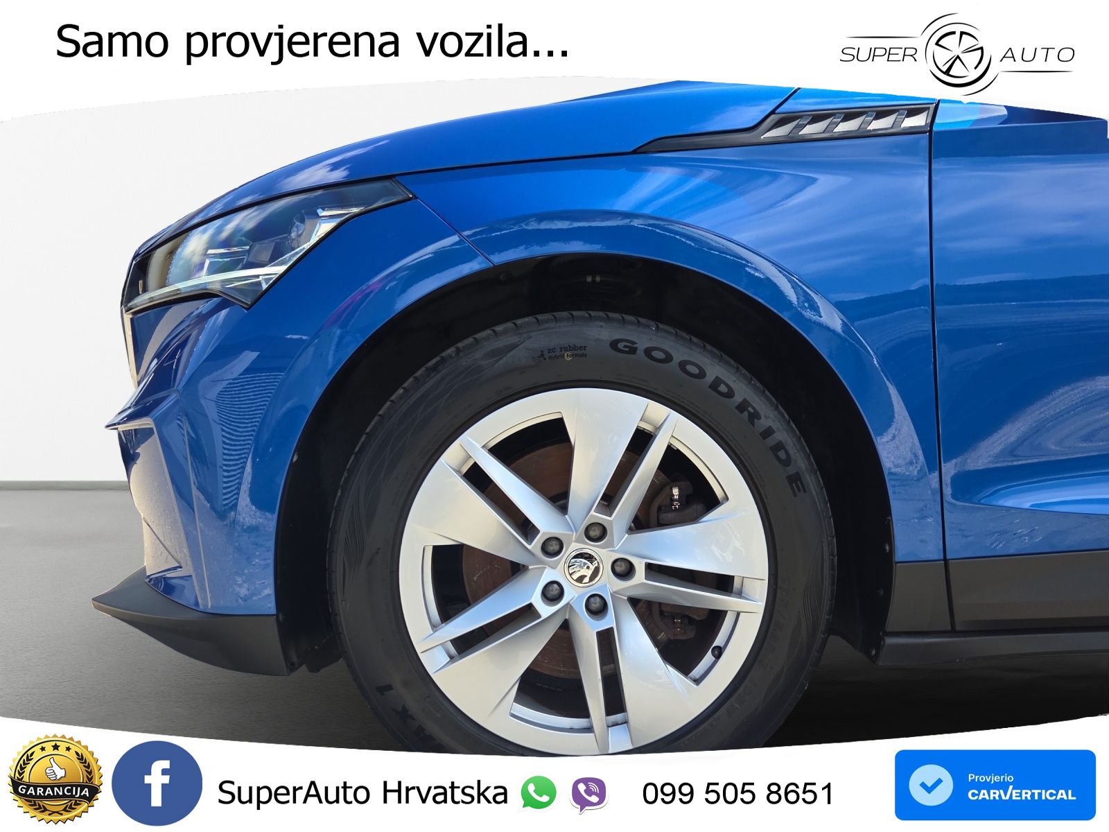 Škoda Enyaq iV 80 82 kWh (204 KS) LED+GR SJED+ACC