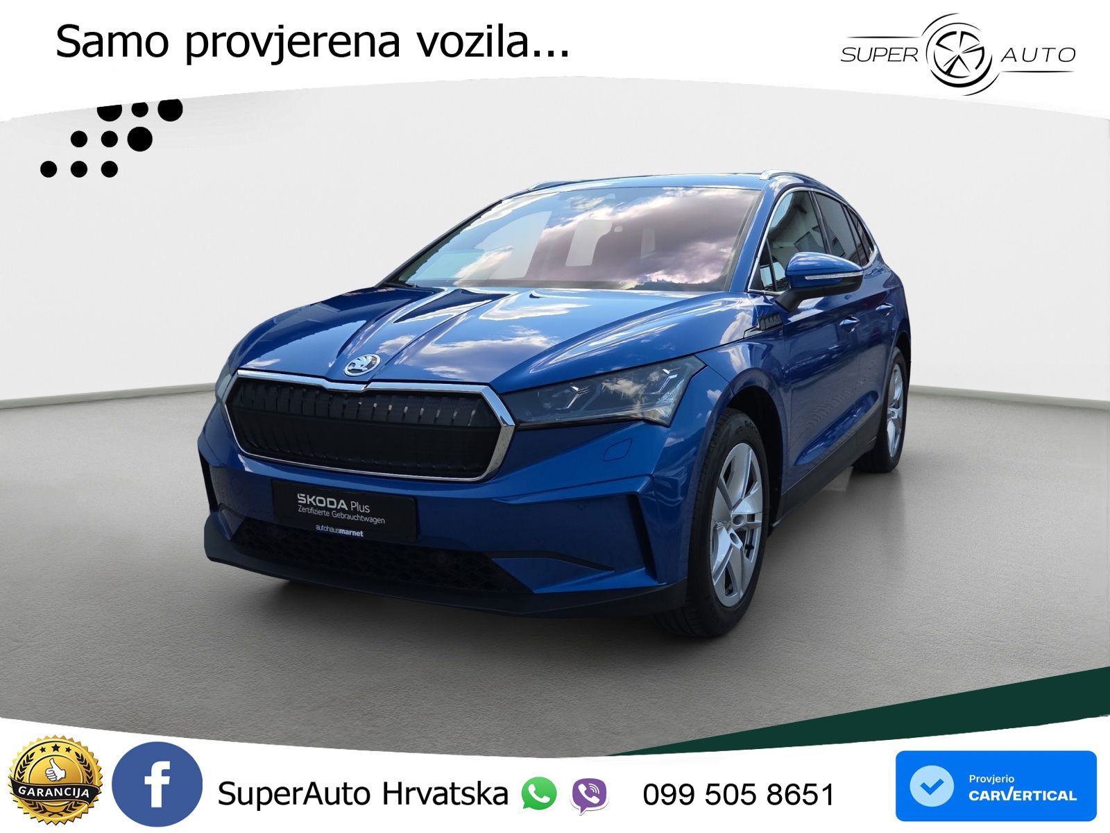 Škoda Enyaq iV 80 82 kWh (204 KS) LED+GR SJED+ACC