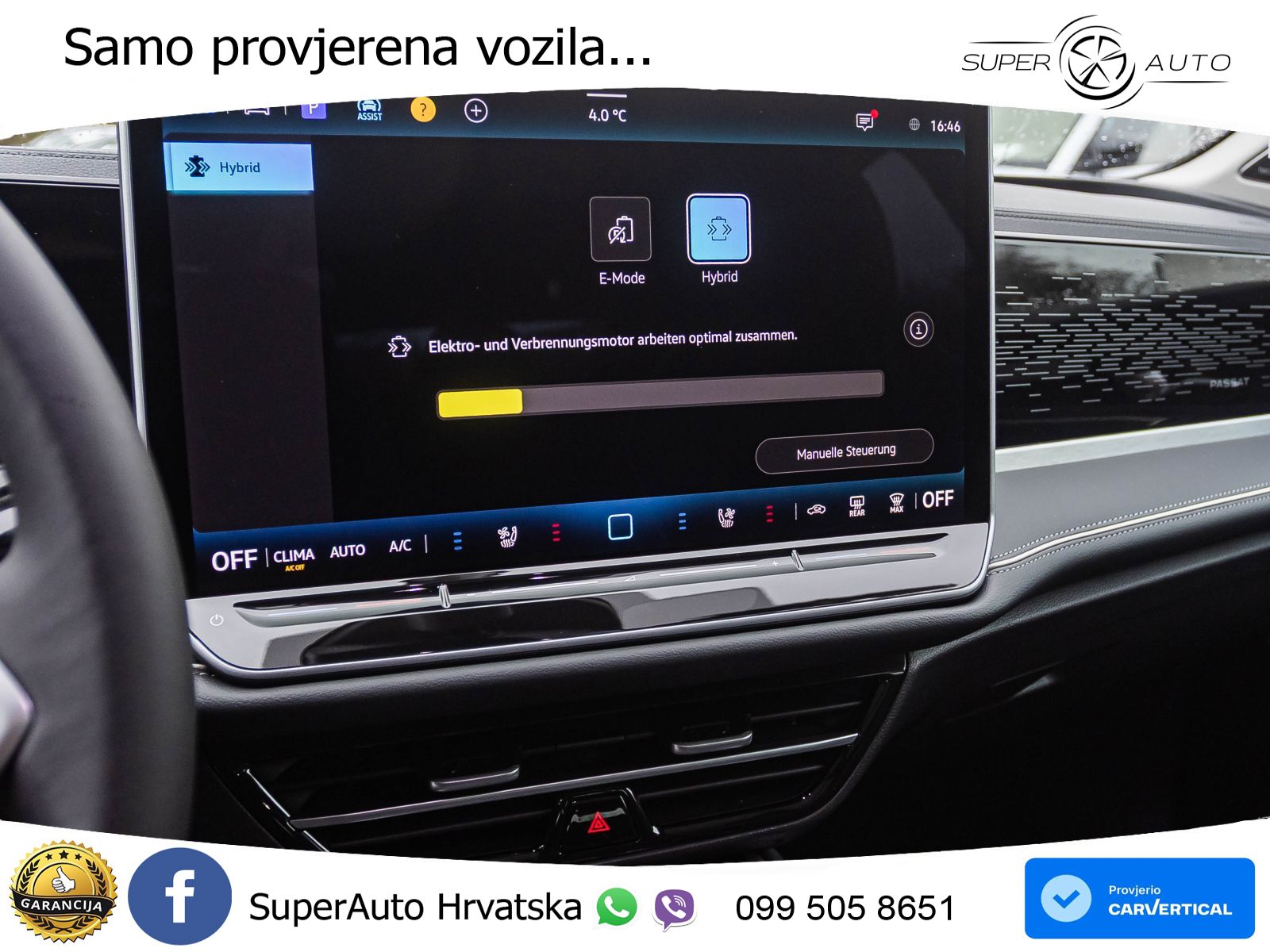 Volkswagen Passat Variant 1.5 TSI (204 KS) eHybrid DSG Elegance LED+GR SJED+ACC