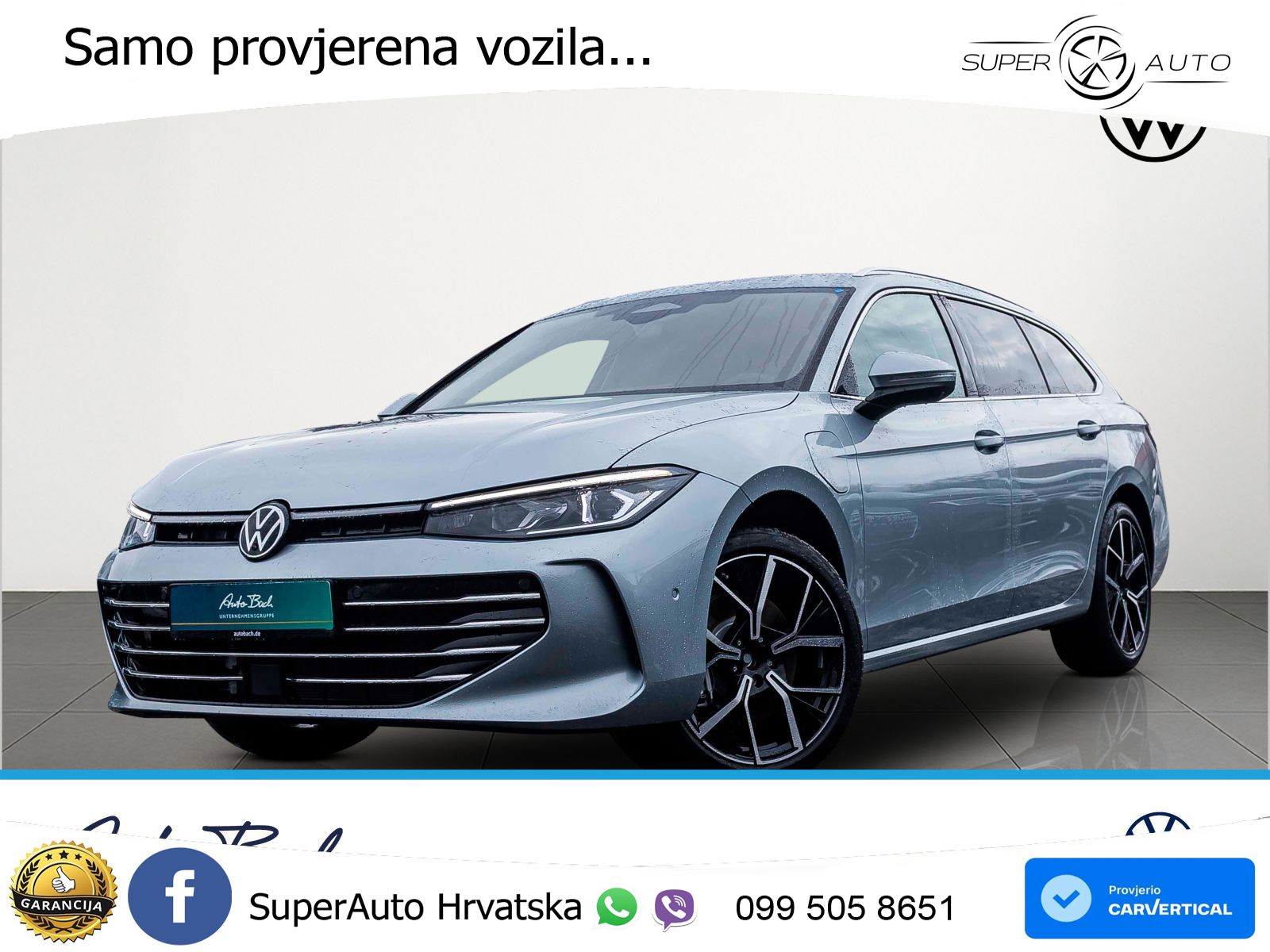 Volkswagen Passat Variant 1.5 TSI (204 KS) eHybrid DSG Elegance LED+GR SJED+ACC