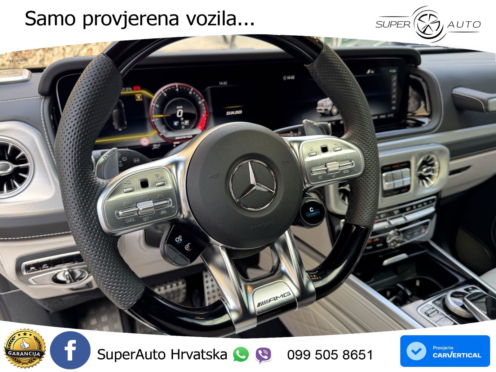 Mercedes AMG G 63 Long V8 (585 KS) 4MATIC 9G-TRONIC AMG SPEEDSHIFT PLUS LED+GR SJED+ACC