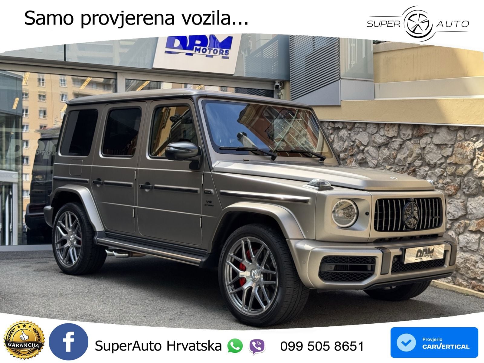 Mercedes AMG G 63 Long V8 (585 KS) 4MATIC 9G-TRONIC AMG SPEEDSHIFT PLUS LED+GR SJED+ACC