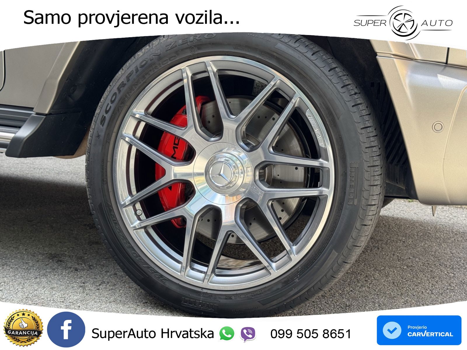 Mercedes AMG G 63 Long V8 (585 KS) 4MATIC 9G-TRONIC AMG SPEEDSHIFT PLUS LED+GR SJED+ACC