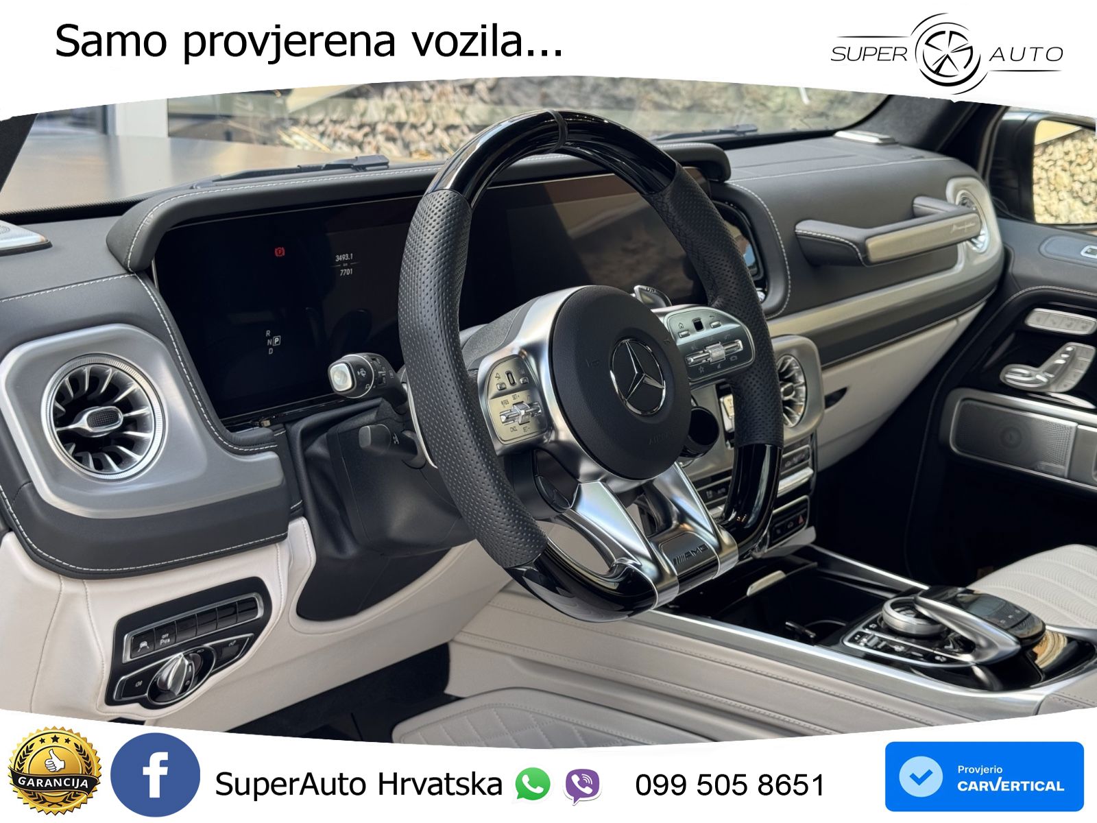 Mercedes AMG G 63 Long V8 (585 KS) 4MATIC 9G-TRONIC AMG SPEEDSHIFT PLUS LED+GR SJED+ACC
