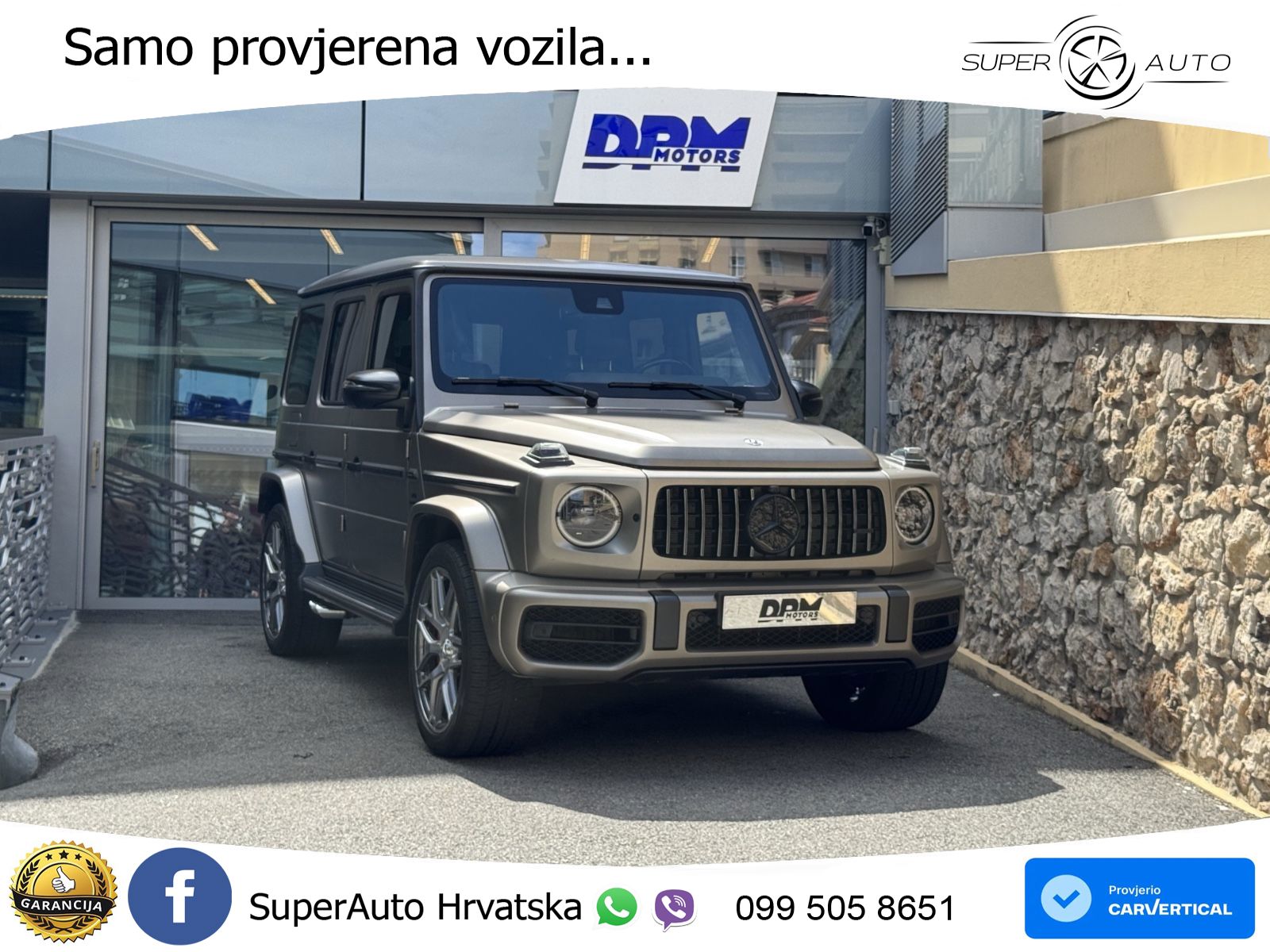 Mercedes AMG G 63 Long V8 (585 KS) 4MATIC 9G-TRONIC AMG SPEEDSHIFT PLUS LED+GR SJED+ACC