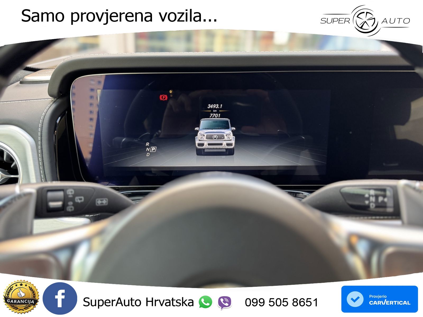 Mercedes AMG G 63 Long V8 (585 KS) 4MATIC 9G-TRONIC AMG SPEEDSHIFT PLUS LED+GR SJED+ACC