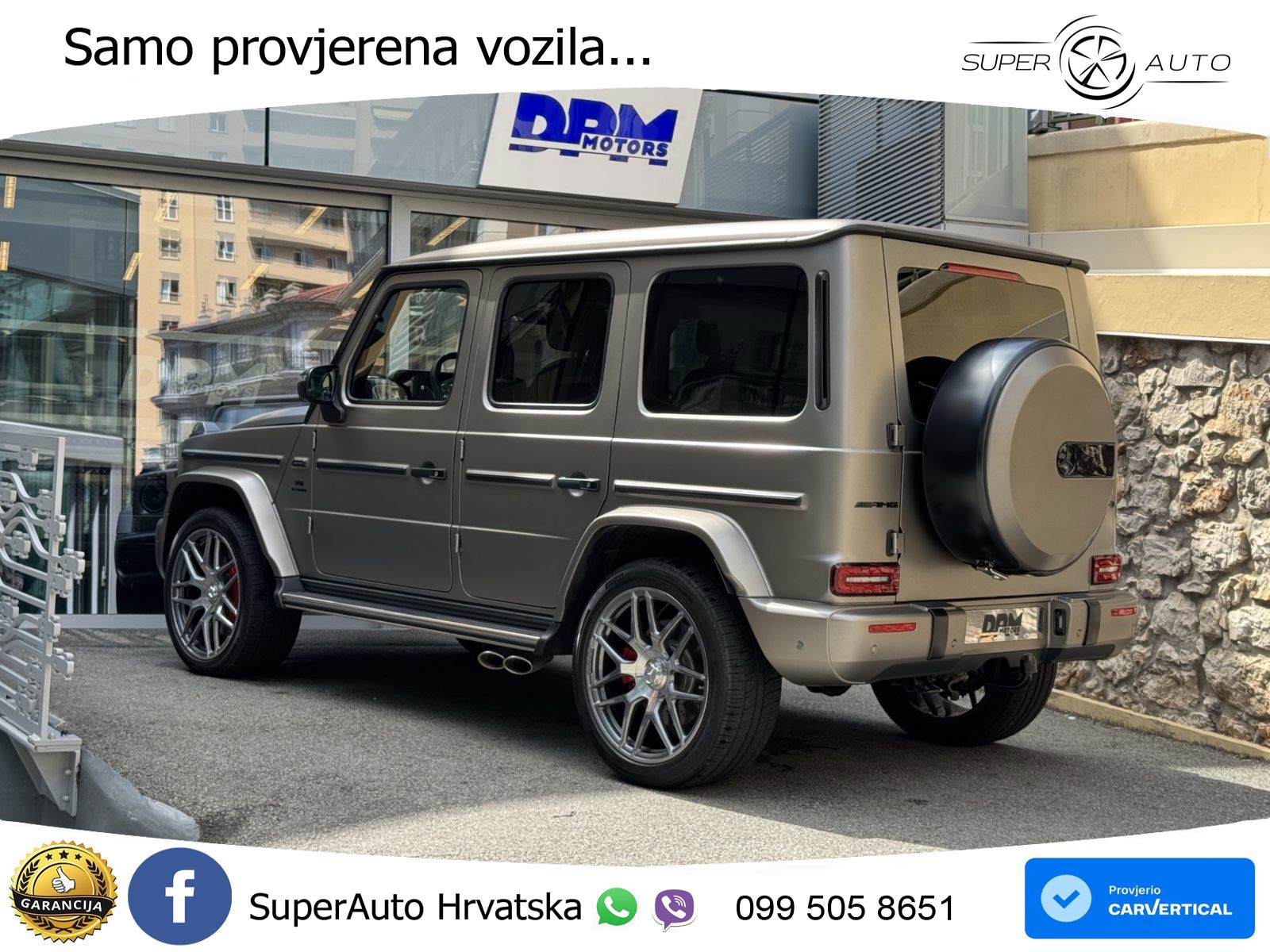 Mercedes AMG G 63 Long V8 (585 KS) 4MATIC 9G-TRONIC AMG SPEEDSHIFT PLUS LED+GR SJED+ACC