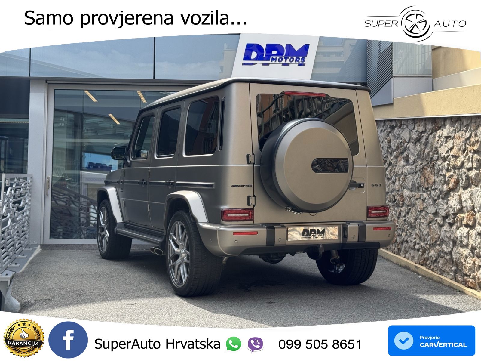 Mercedes AMG G 63 Long V8 (585 KS) 4MATIC 9G-TRONIC AMG SPEEDSHIFT PLUS LED+GR SJED+ACC