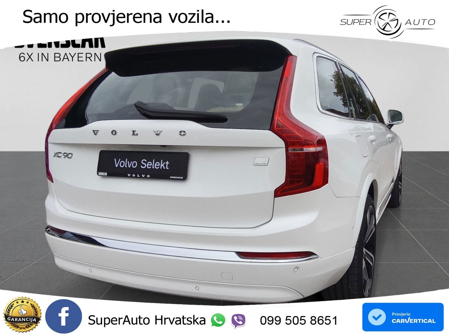 Volvo XC90 2.0 T8 AWD Automatic ACC+HEAD+4xGR SJED+360+PANO