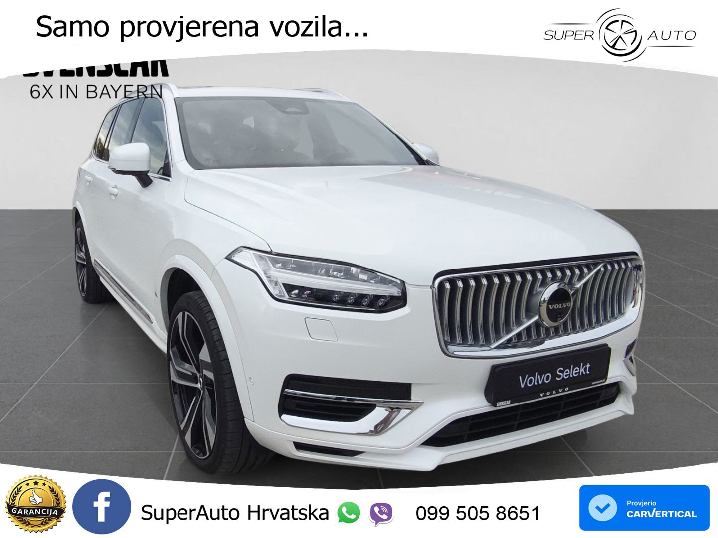 Volvo XC90 2.0 T8 AWD Automatic ACC+HEAD+4xGR SJED+360+PANO