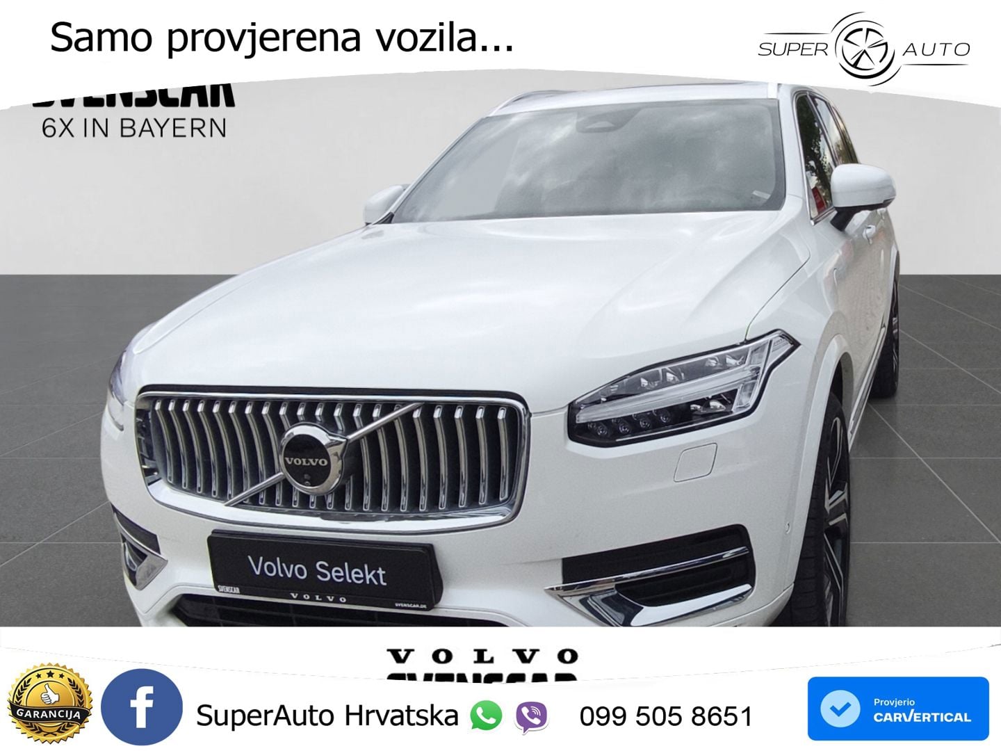 Volvo XC90 2.0 T8 AWD Automatic ACC+HEAD+4xGR SJED+360+PANO