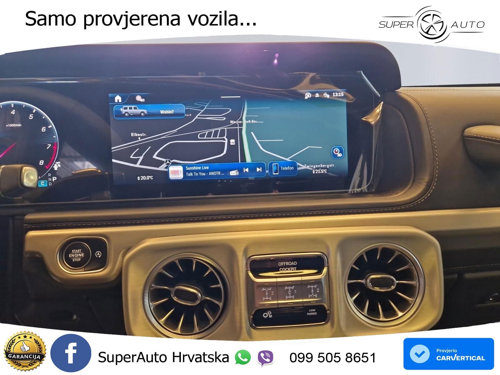 Mercedes AMG G 63 Long V8 (585 KS) 4MATIC 9G-TRONIC AMG SPEEDSHIFT TCT Superior LED+GR SJED+ACC