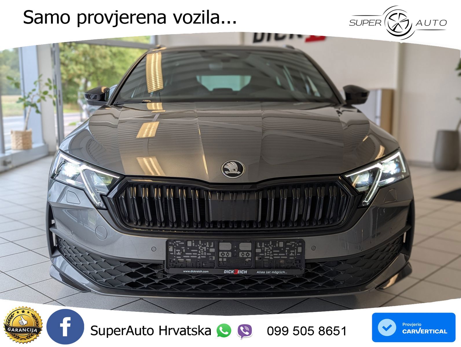 Škoda Octavia Combi 1.5 TSI (150 KS) DSG SportLine LED+GR SJED+ACC