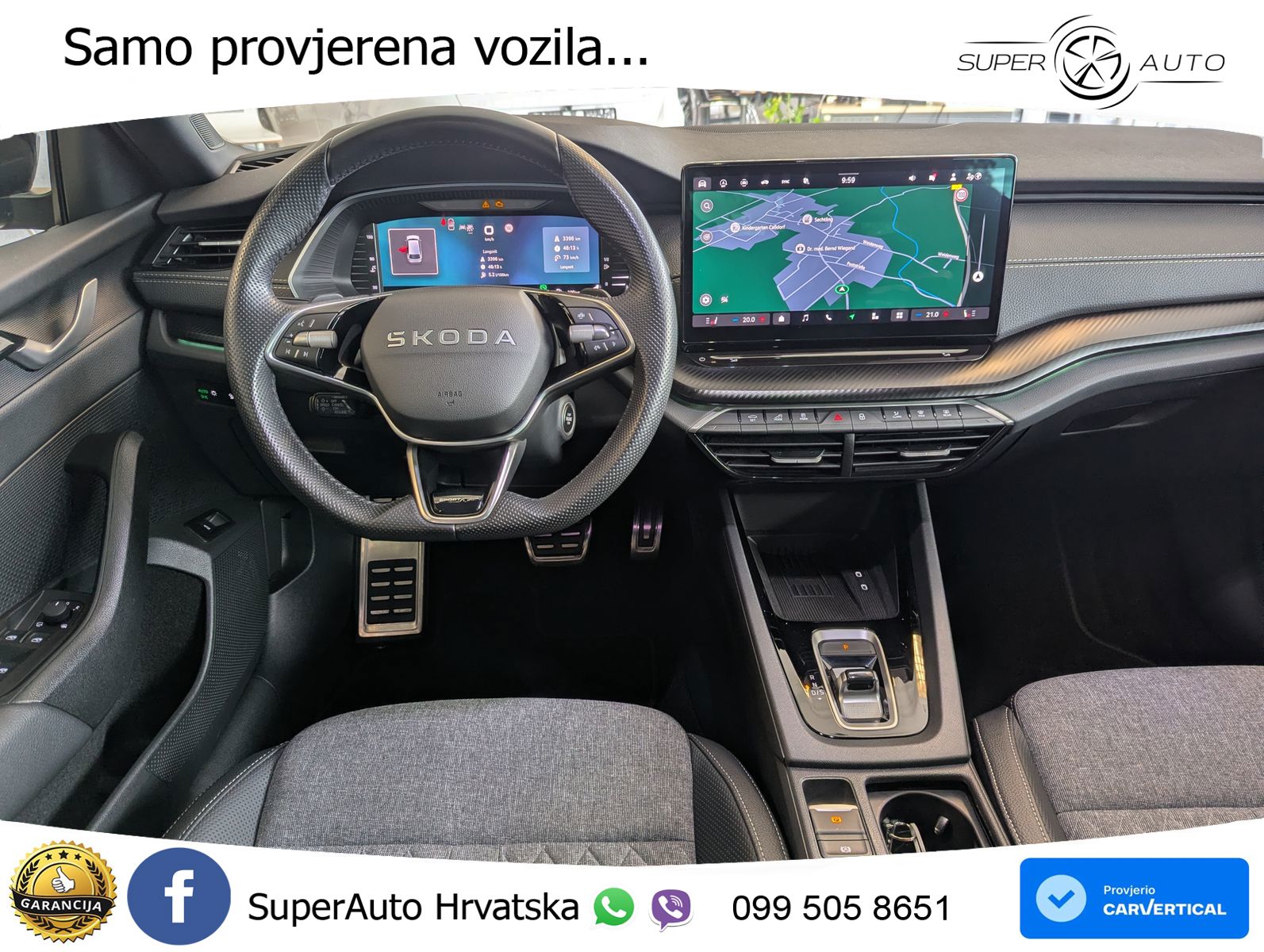 Škoda Octavia Combi 1.5 TSI (150 KS) DSG SportLine LED+GR SJED+ACC