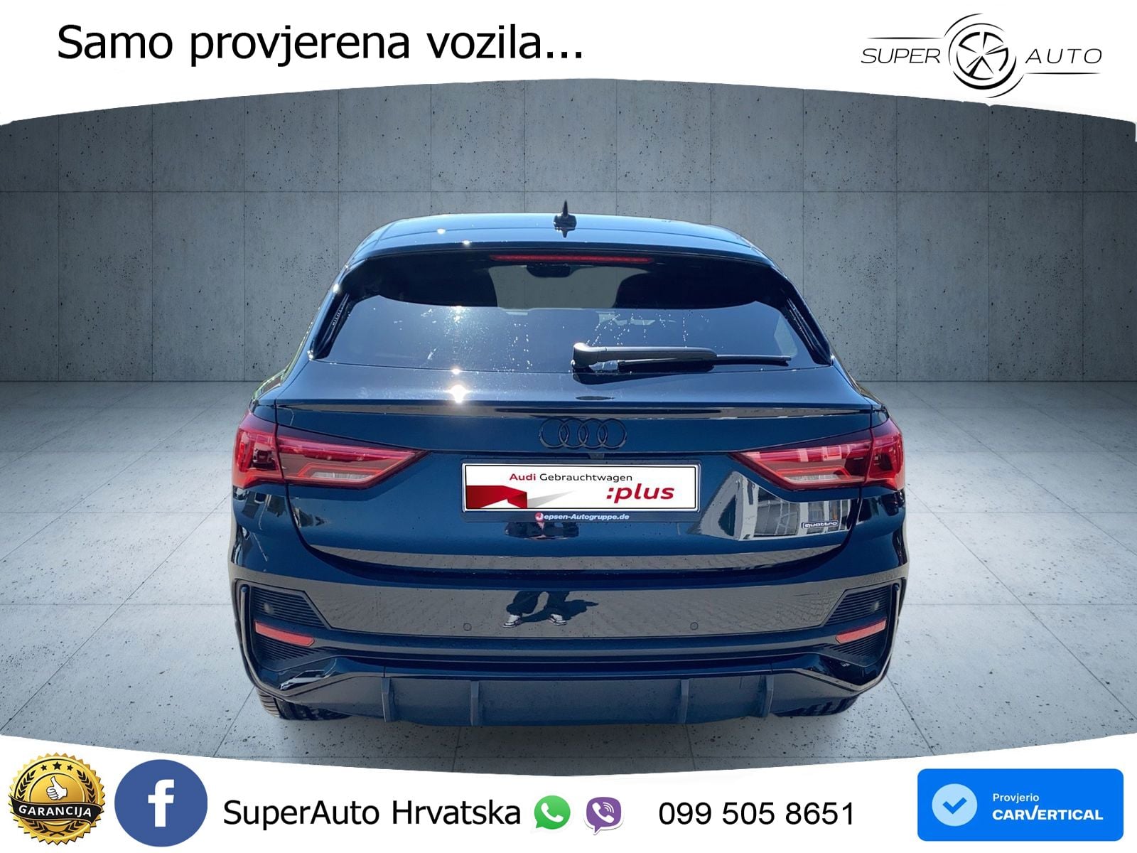Audi Q3 Sportback 40 TDI (193 KS) quattro S tronic S line LED+GR SJED+ACC