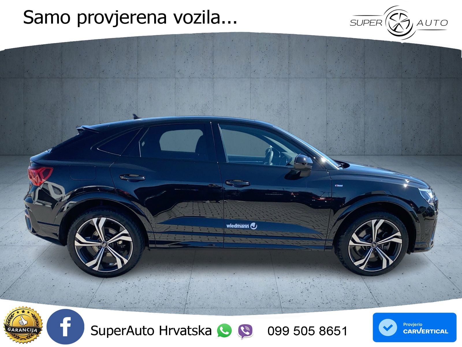 Audi Q3 Sportback 40 TDI (193 KS) quattro S tronic S line LED+GR SJED+ACC