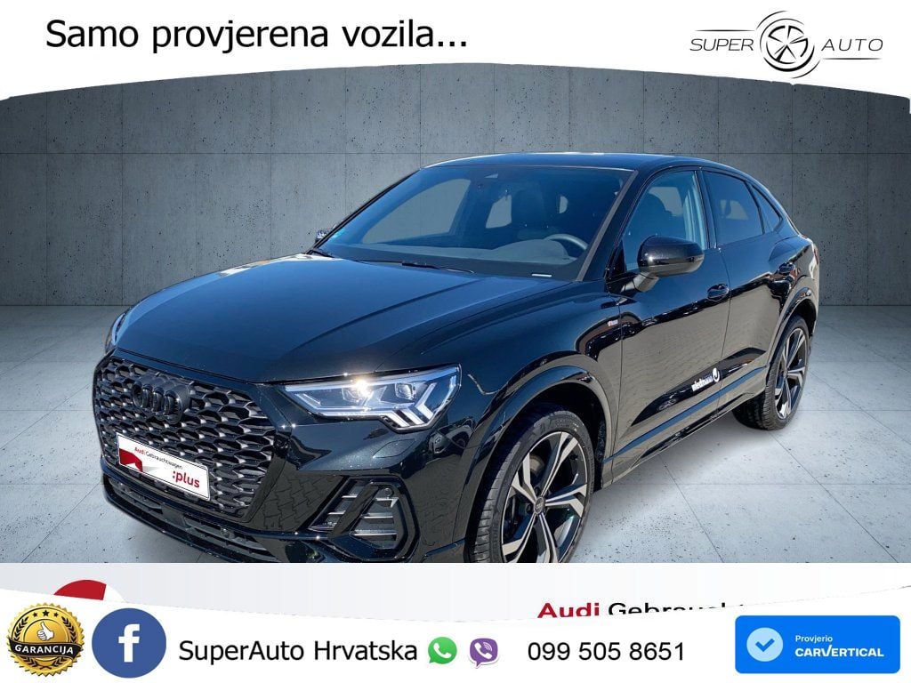 Audi Q3 Sportback 40 TDI (193 KS) quattro S tronic S line LED+GR SJED+ACC