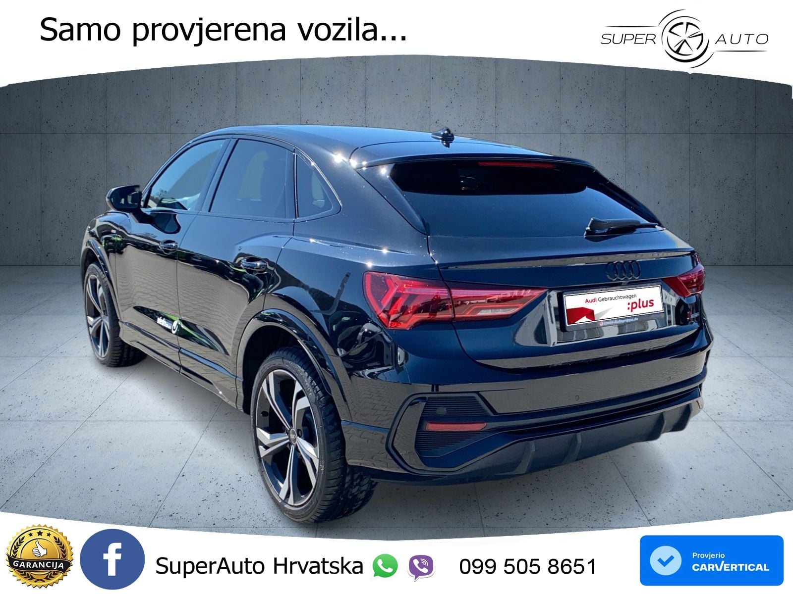 Audi Q3 Sportback 40 TDI (193 KS) quattro S tronic S line LED+GR SJED+ACC