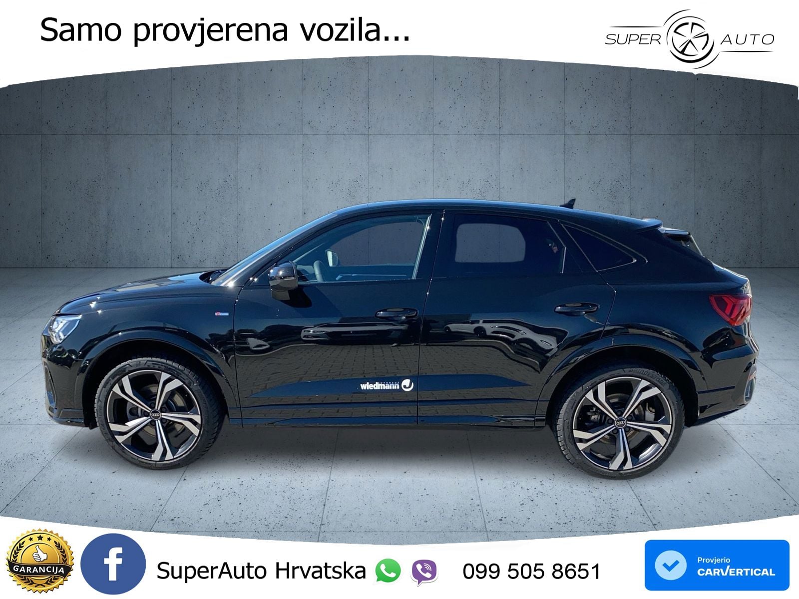 Audi Q3 Sportback 40 TDI (193 KS) quattro S tronic S line LED+GR SJED+ACC
