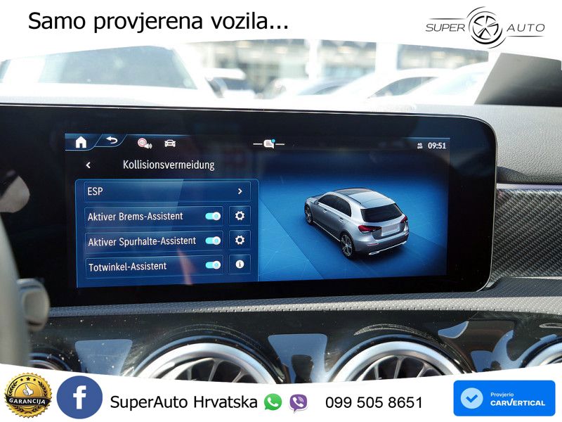 Mercedes-Benz A 200 7G-DCT LED+GR SJED+ACC