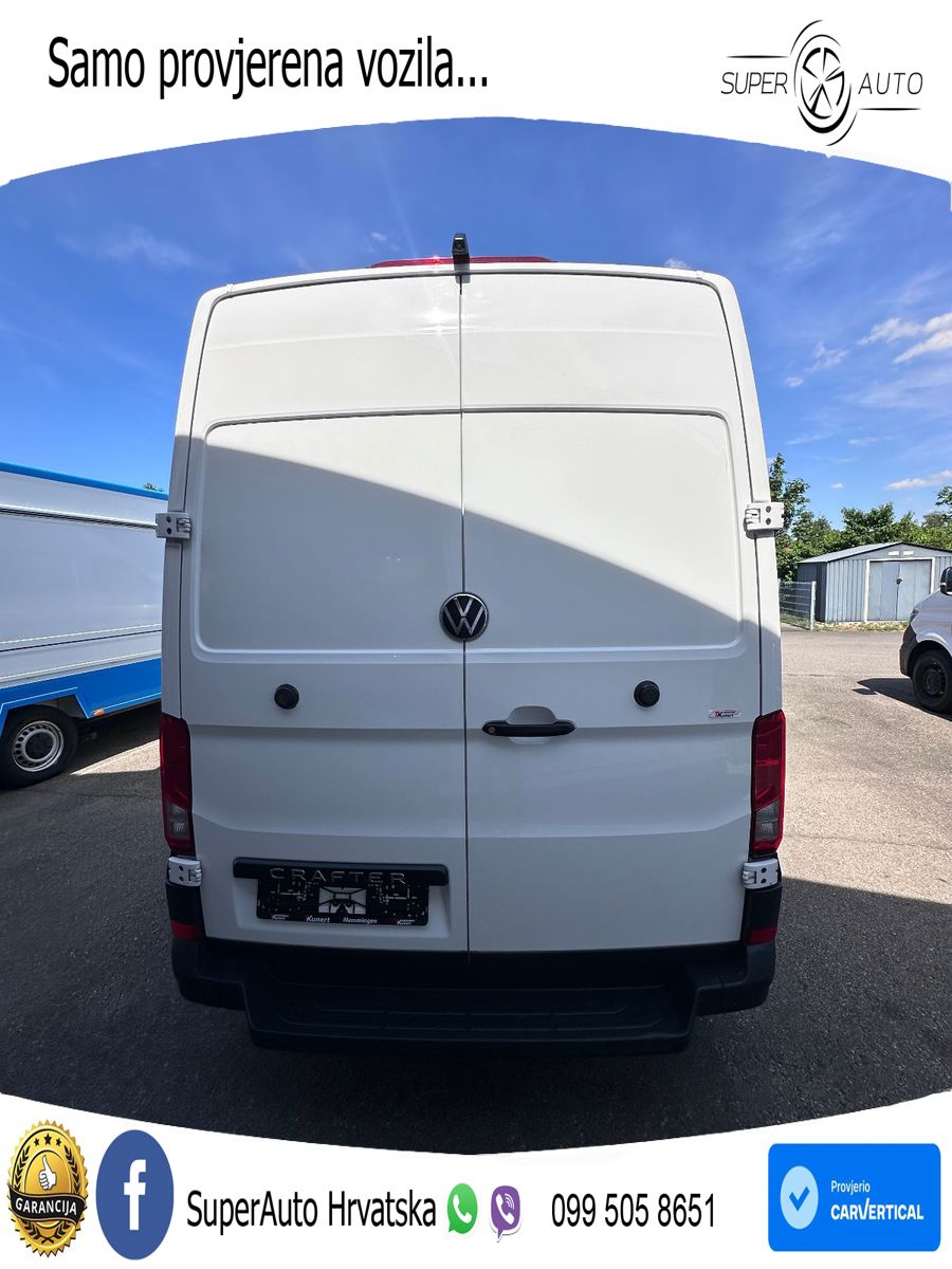 Volkswagen Crafter L5H3 NEUES MODELL Extra Lang 1. HAND 140 KS