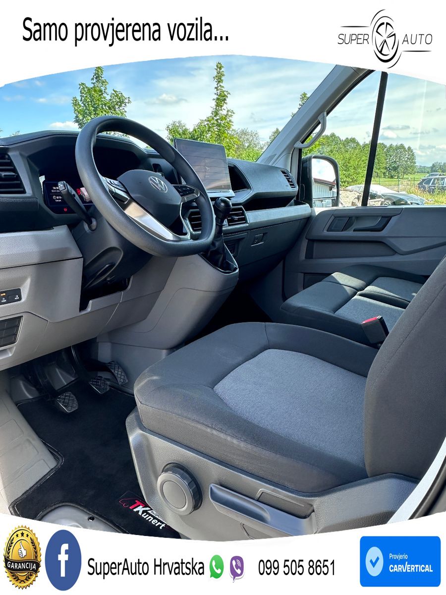 Volkswagen Crafter L5H3 NEUES MODELL Extra Lang 1. HAND 140 KS