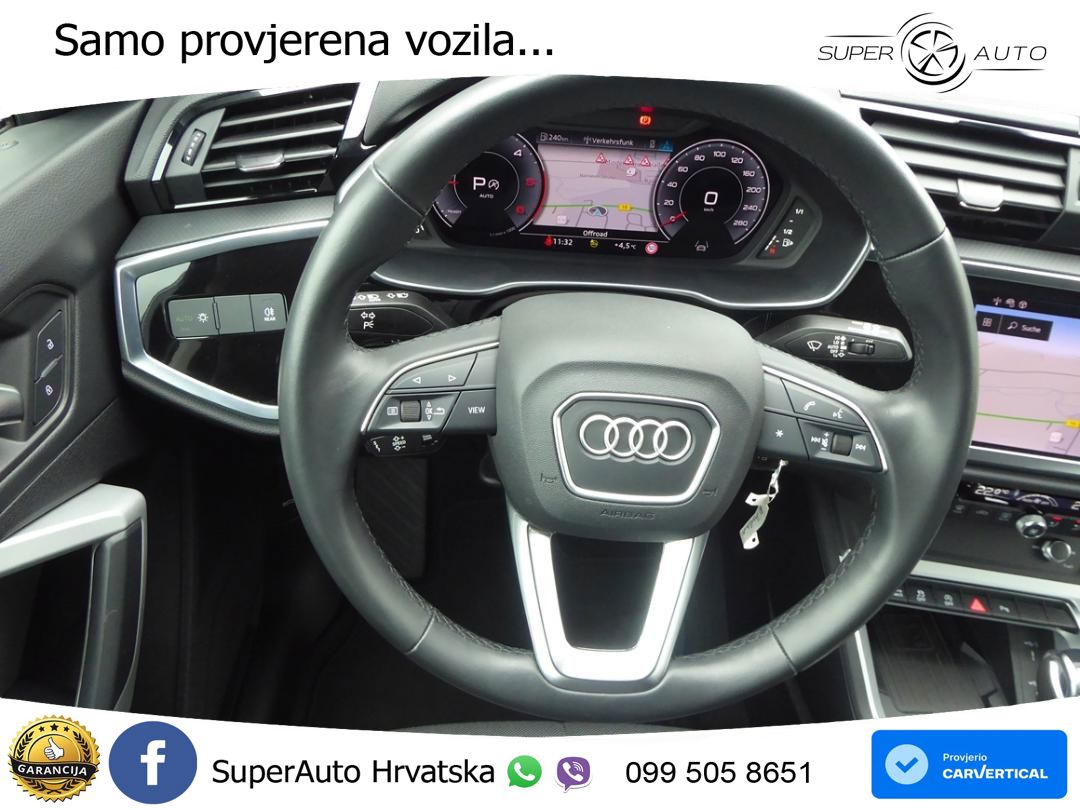 Audi Q3 Sportback 40 TDI (200 KS) quattro S tronic S line LED+GR SJED+ACC