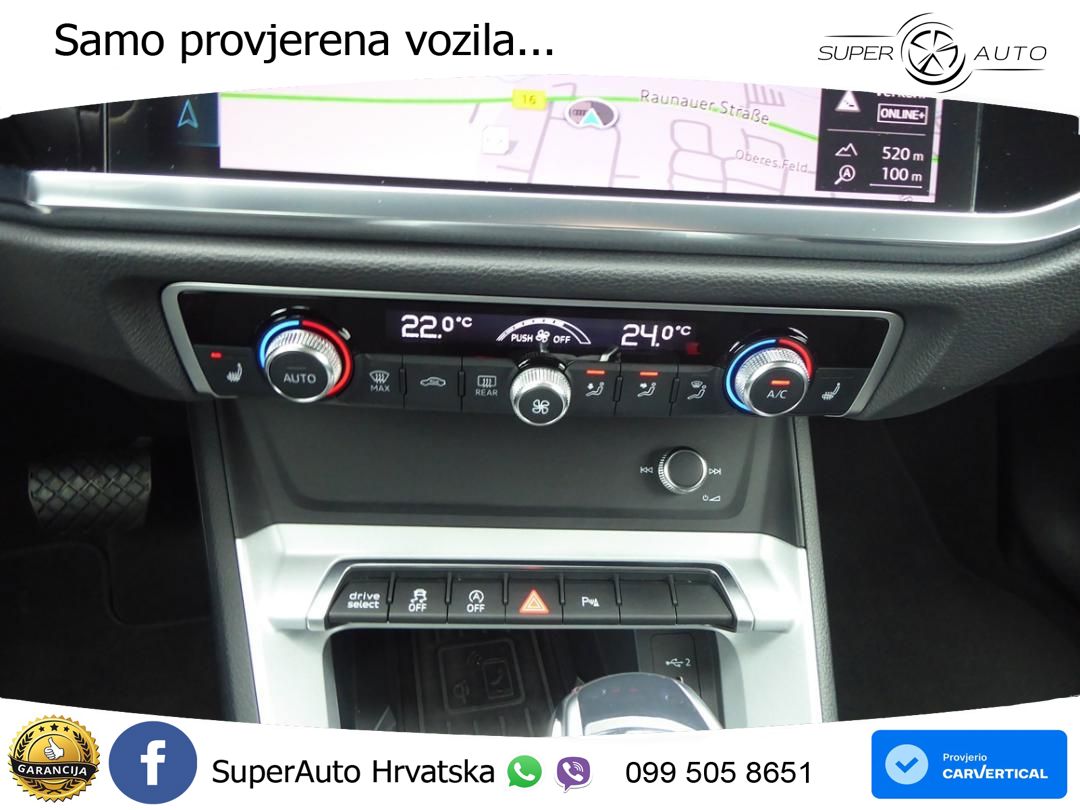 Audi Q3 Sportback 40 TDI (200 KS) quattro S tronic S line LED+GR SJED+ACC