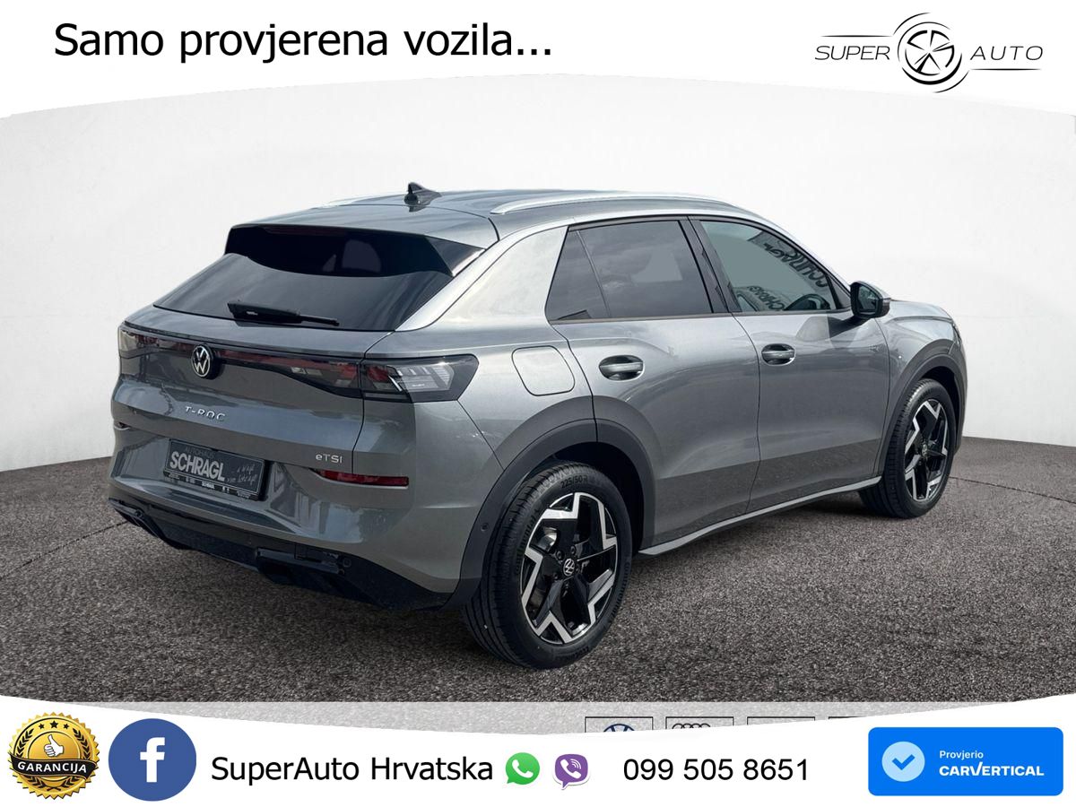 Volkswagen T-Roc 1.5 eTSI (150 KS)  DSG R-Line LED+GR SJED+ACC
