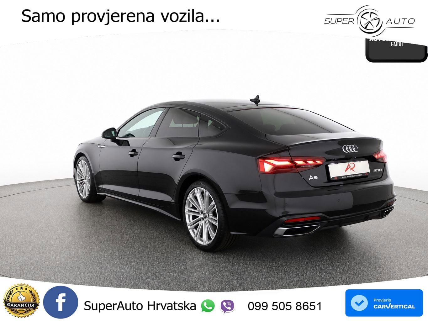 Audi A5 Sportback 40 TDI (204 KS) S tronic S line