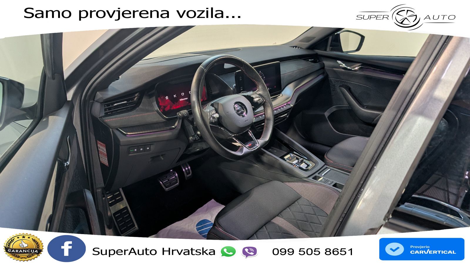 Škoda Octavia Combi RS 2.0 TDI (200 KS) DSG LED+GR SJED+ACC
