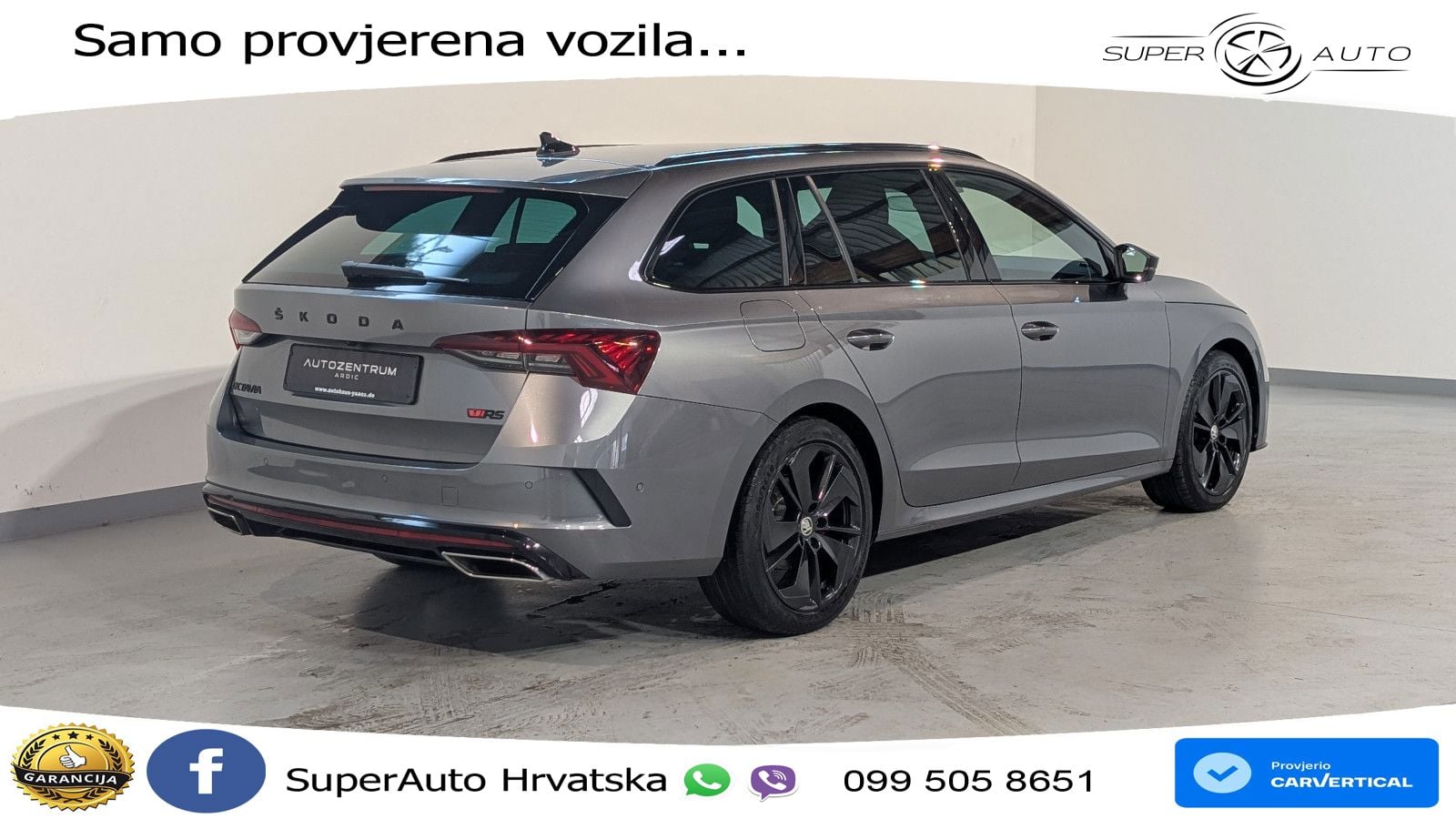 Škoda Octavia Combi RS 2.0 TDI (200 KS) DSG LED+GR SJED+ACC