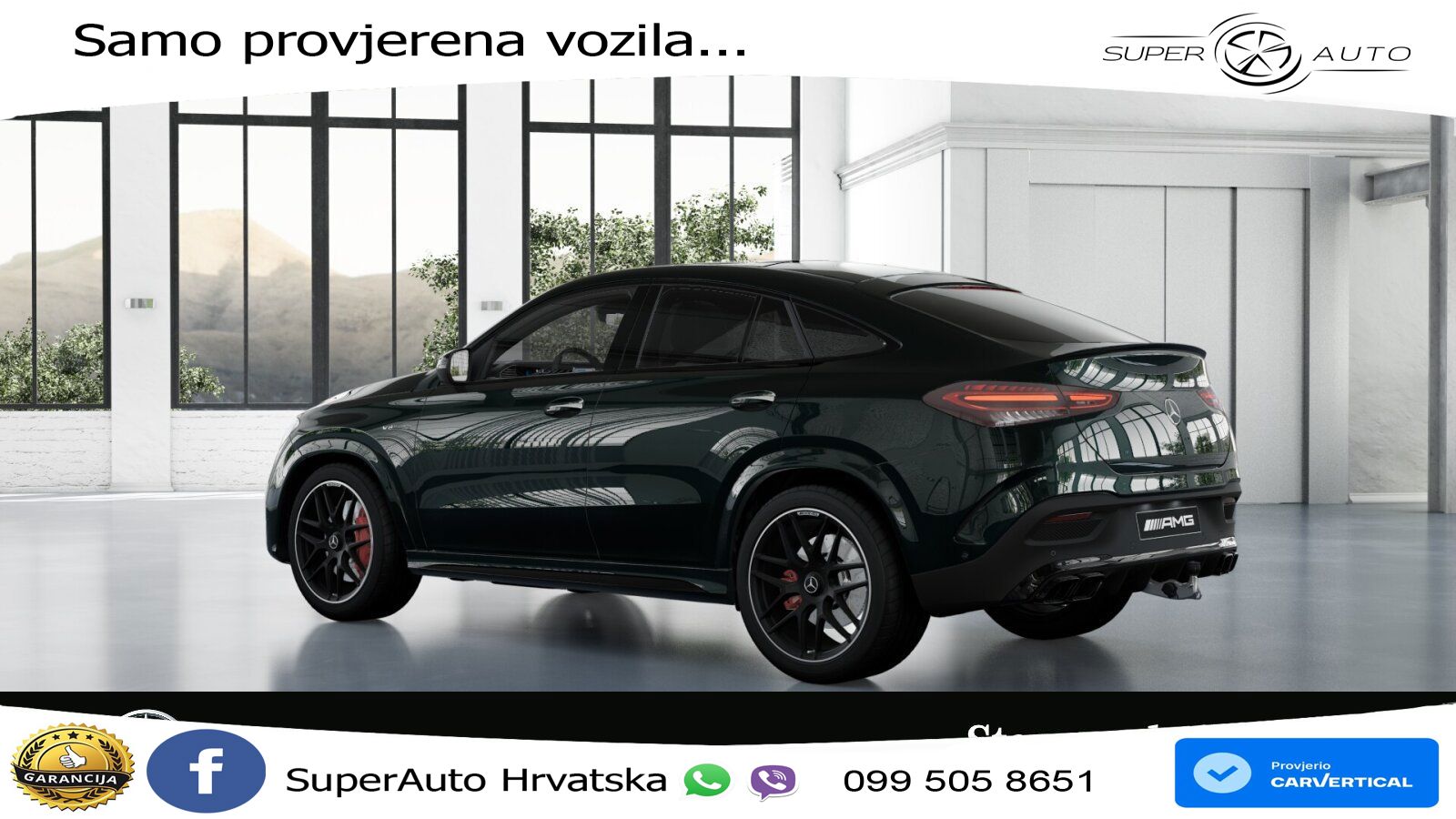 Mercedes AMG GLE Coupe 63 S V8 (612 KS) EQ Boost 4MATIC+ AMG SPEEDSHIFT TCT 9G ACC+HEAD+GR SJED+360+PANO