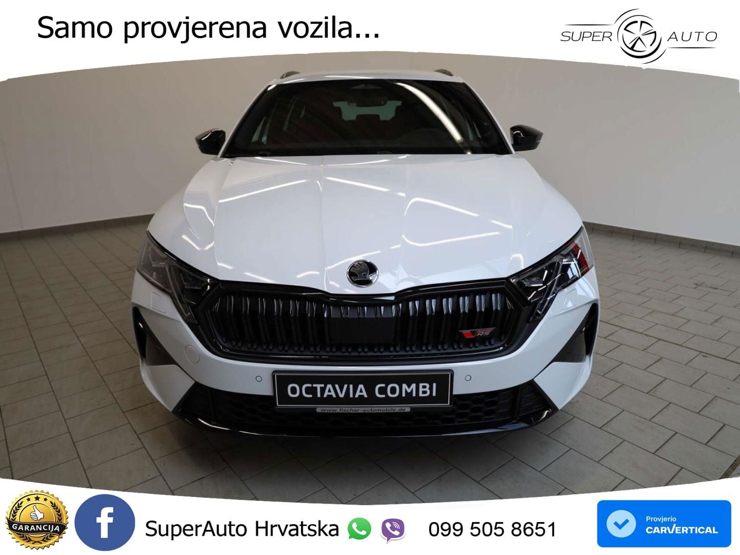 Škoda Octavia Combi RS 2.0 TSI (265 KS) DSG LED+GR SJED+ACC