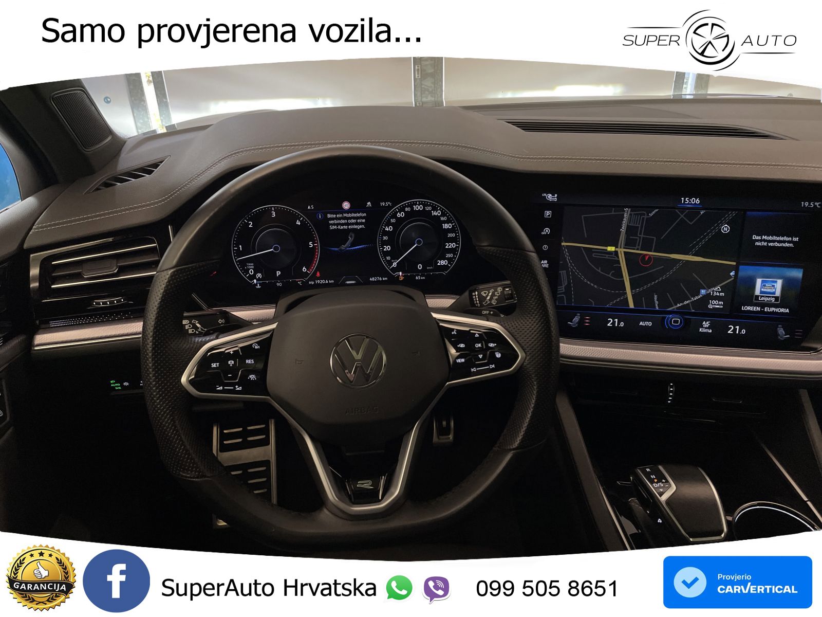 Volkswagen Touareg 3.0 V6 TDI (231 KS) 4MOTION Tiptronic R-Line ZRAČNI+ACC+GR SJED+KAM+PANO