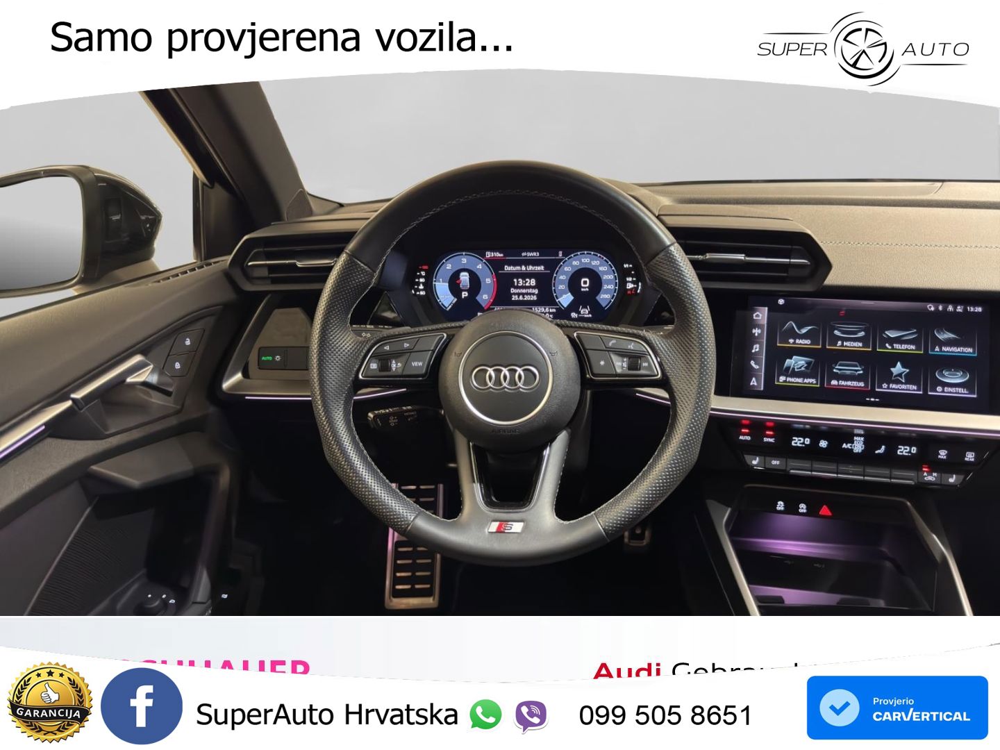 Audi A3 35 TDI (150 KS) S tronic LED+GR SJED+ACC