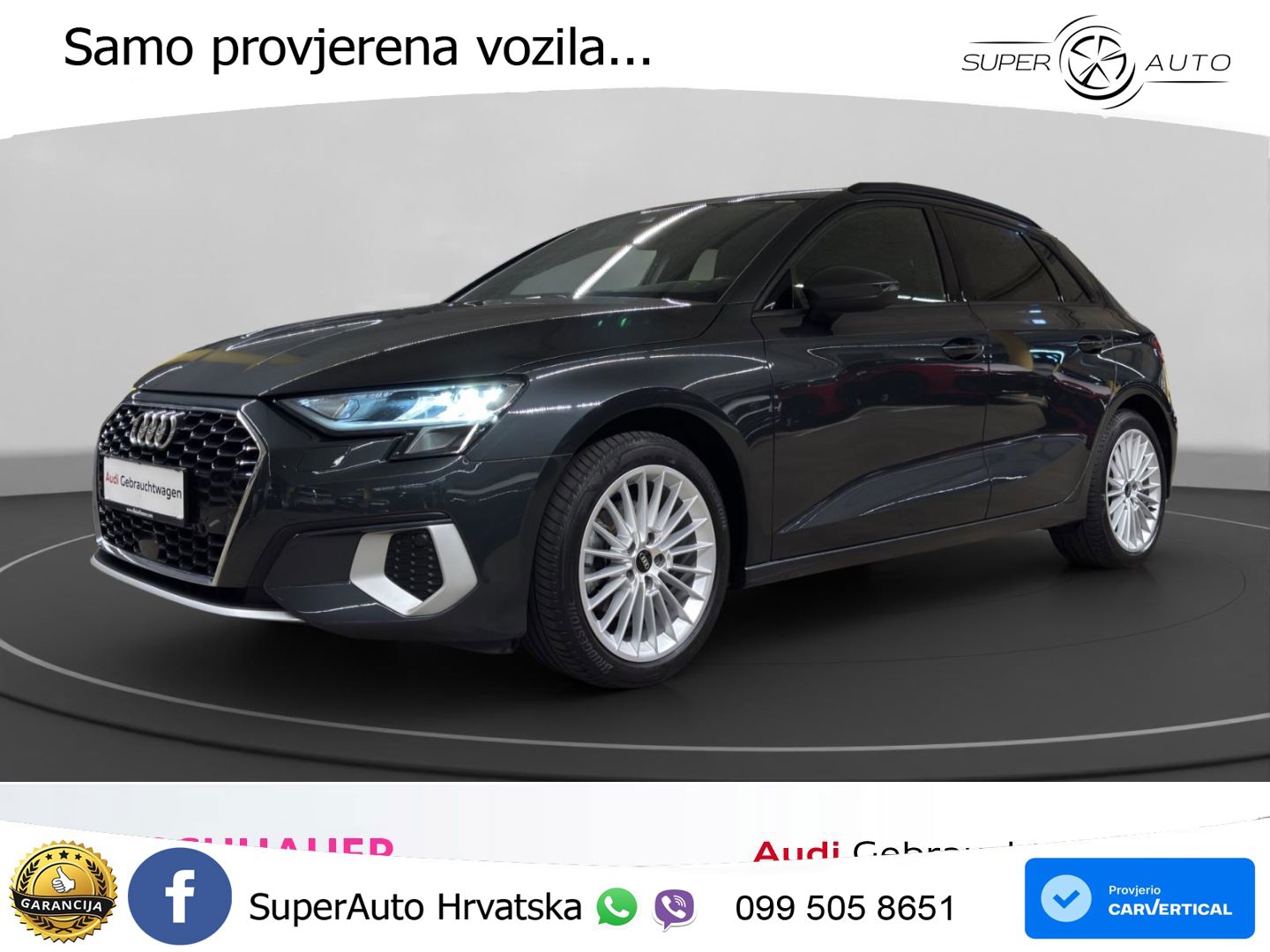 Audi A3 35 TDI (150 KS) S tronic LED+GR SJED+ACC
