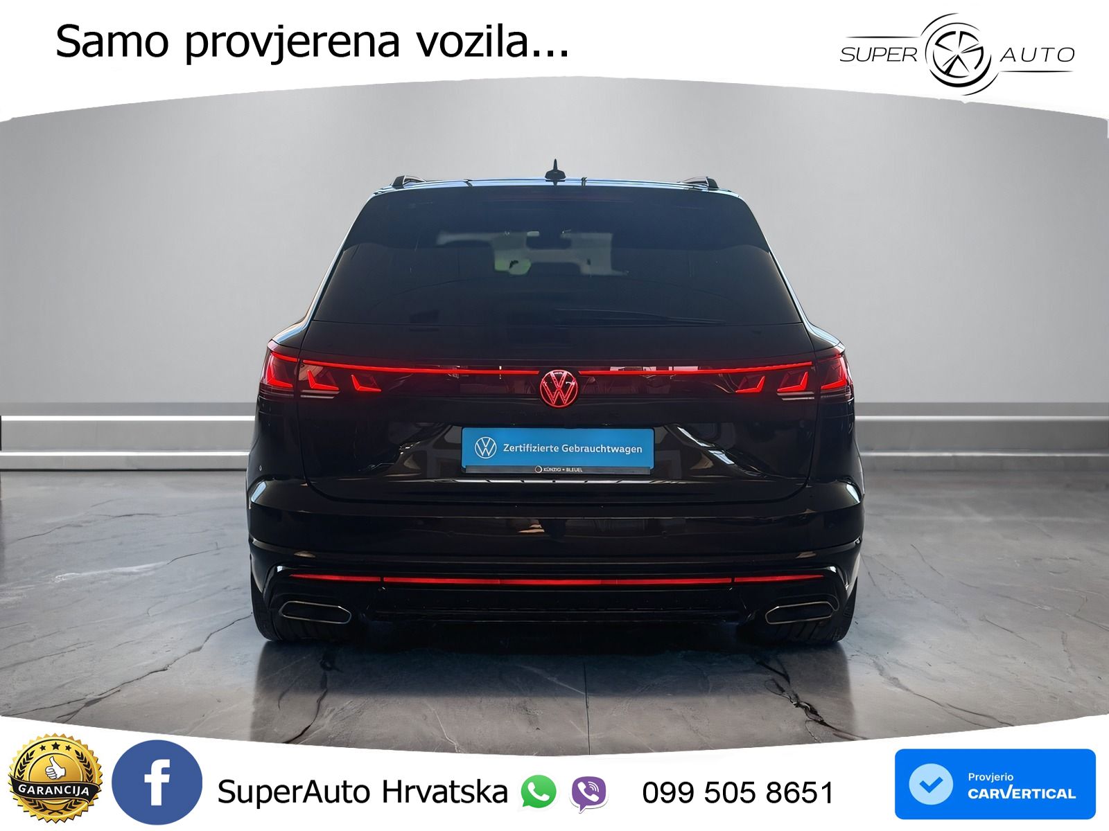 Volkswagen Touareg 3.0 V6 TDI (286 KS) 4MOTION Tiptronic ZRAČNI+ACC+4xGR SJED+KAM