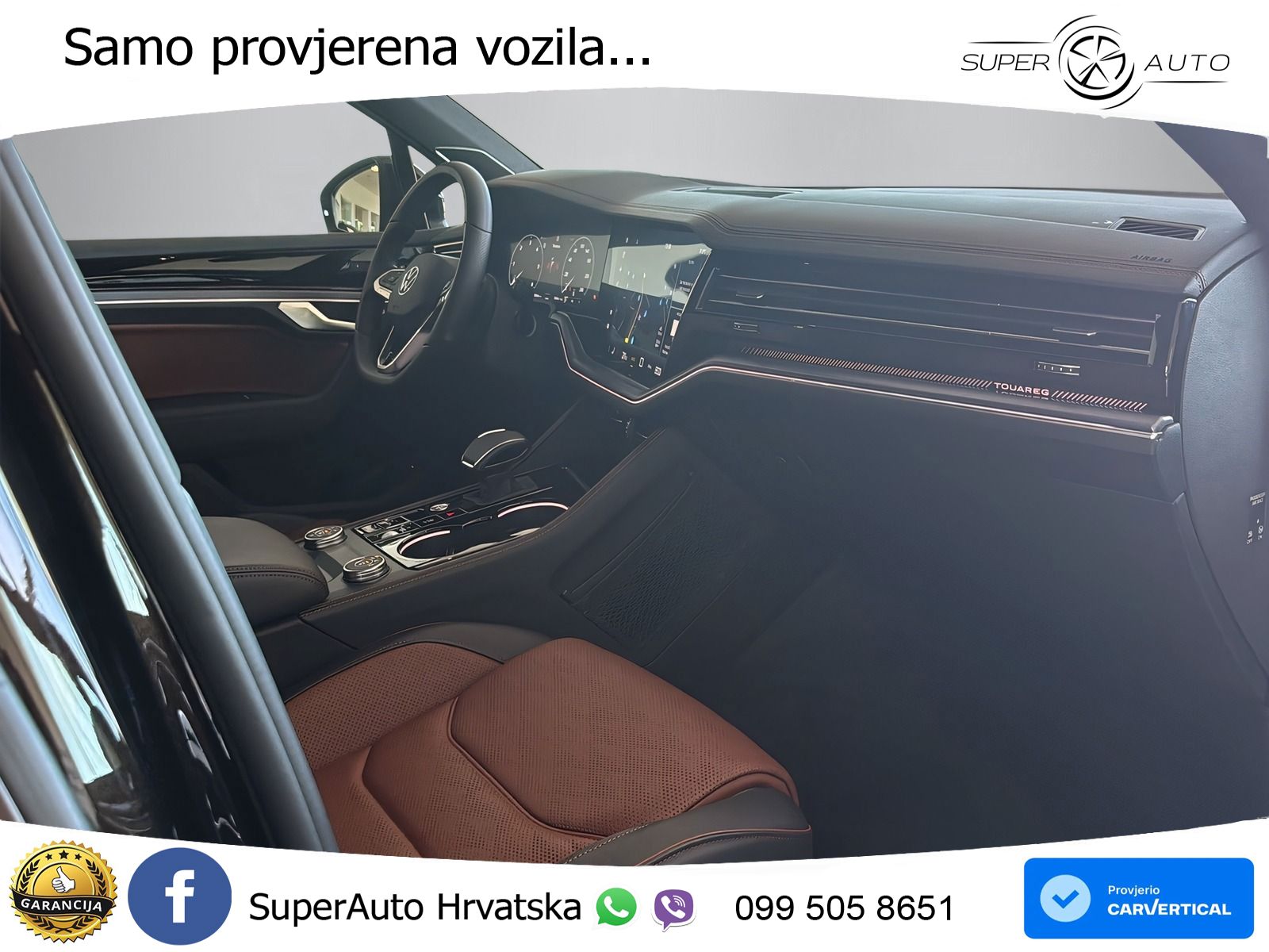 Volkswagen Touareg 3.0 V6 TDI (286 KS) 4MOTION Tiptronic ZRAČNI+ACC+4xGR SJED+KAM