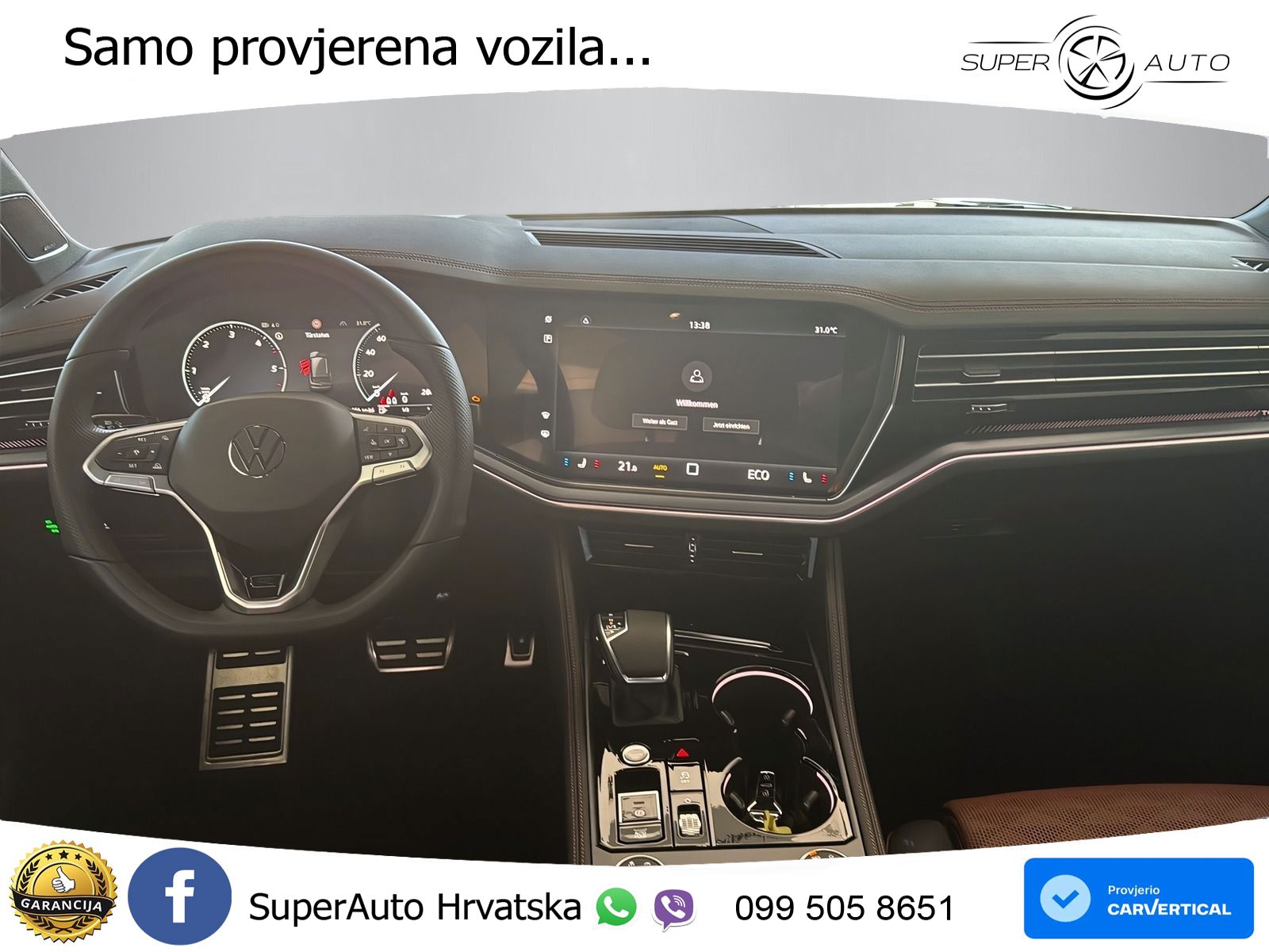 Volkswagen Touareg 3.0 V6 TDI (286 KS) 4MOTION Tiptronic ZRAČNI+ACC+4xGR SJED+KAM