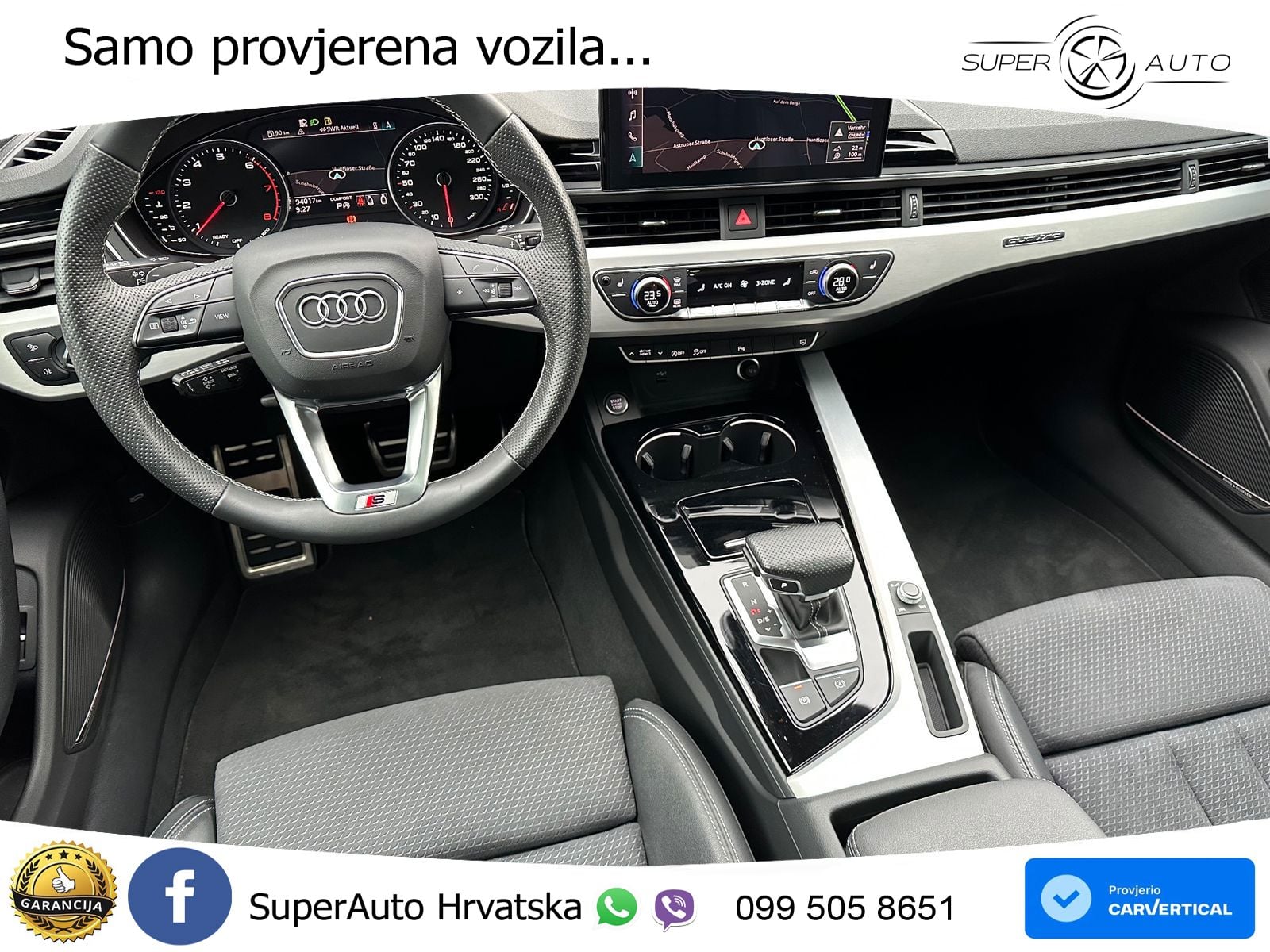 Audi A5 Sportback  40 TFSI (204 KS) quattro S tronic S line LED+GR SJED+ACC