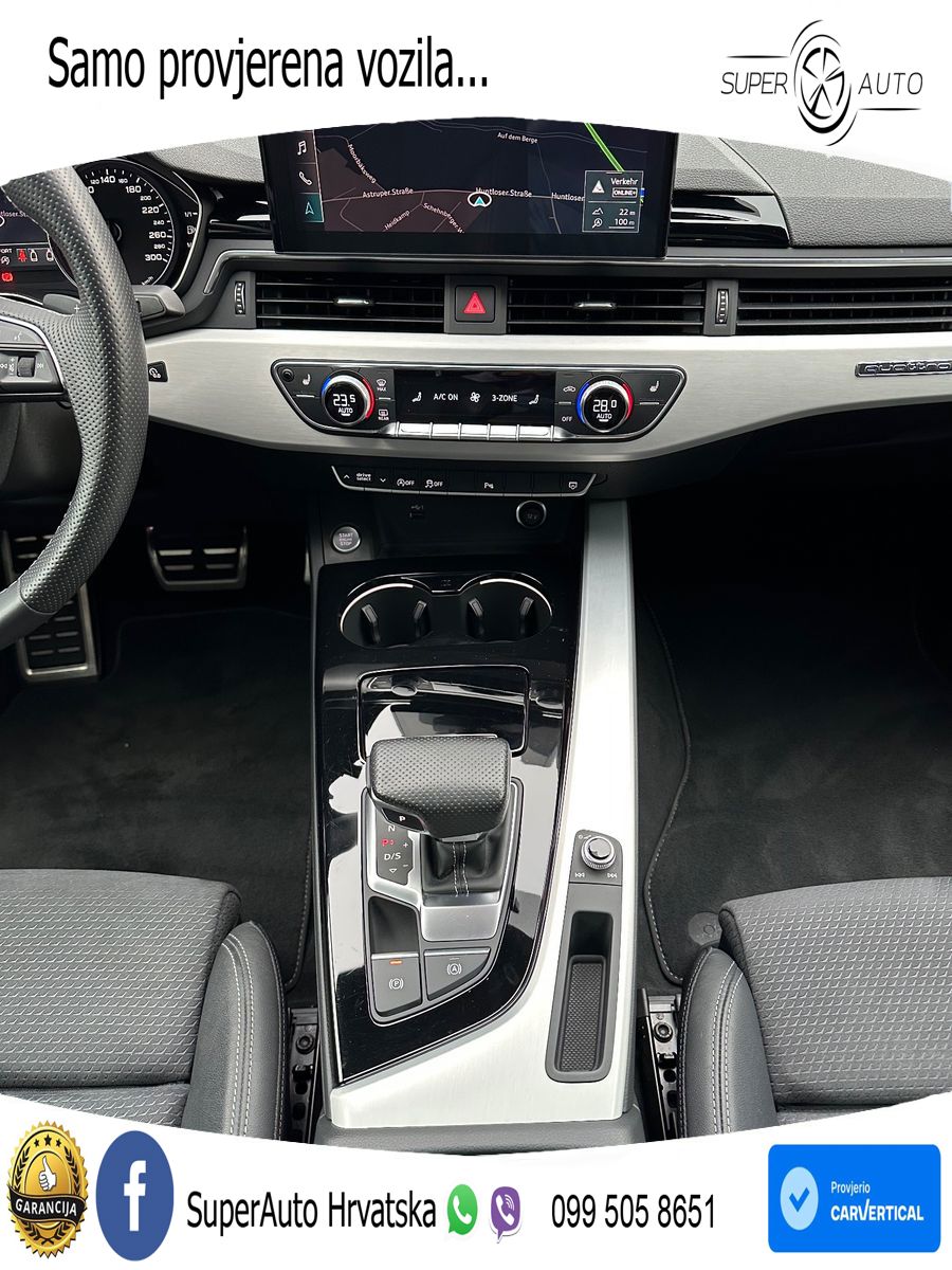 Audi A5 Sportback  40 TFSI (204 KS) quattro S tronic S line LED+GR SJED+ACC