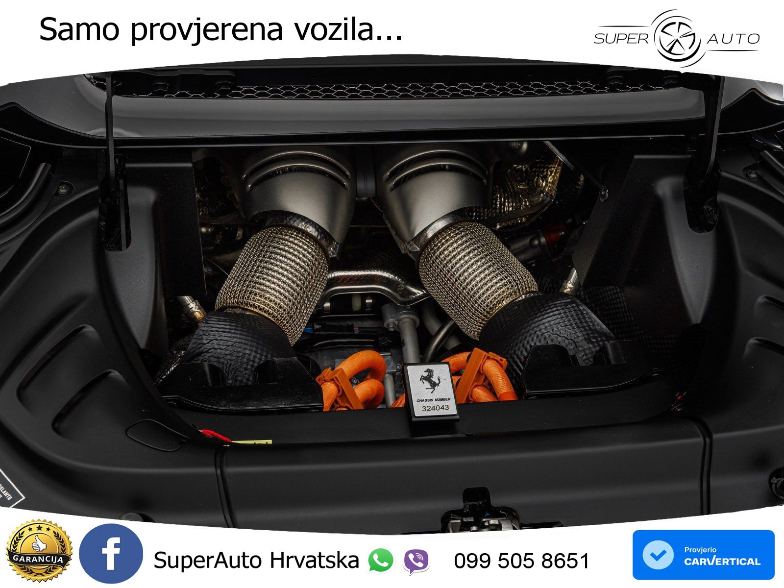 Ferrari 296 GTS 3.0 V6 (830 KS) F1 DCT LED+ACC