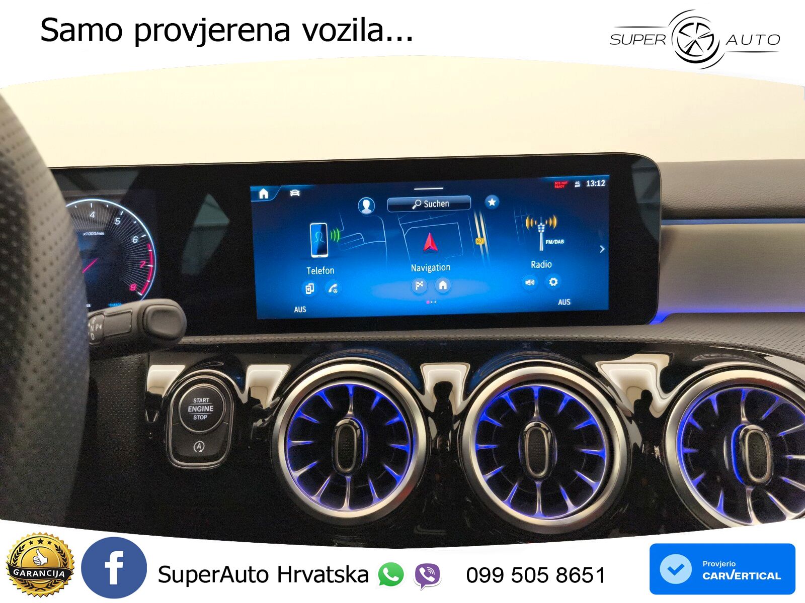 Mercedes-Benz A 180 7G-DCT AMG LED+GR SJED+ACC